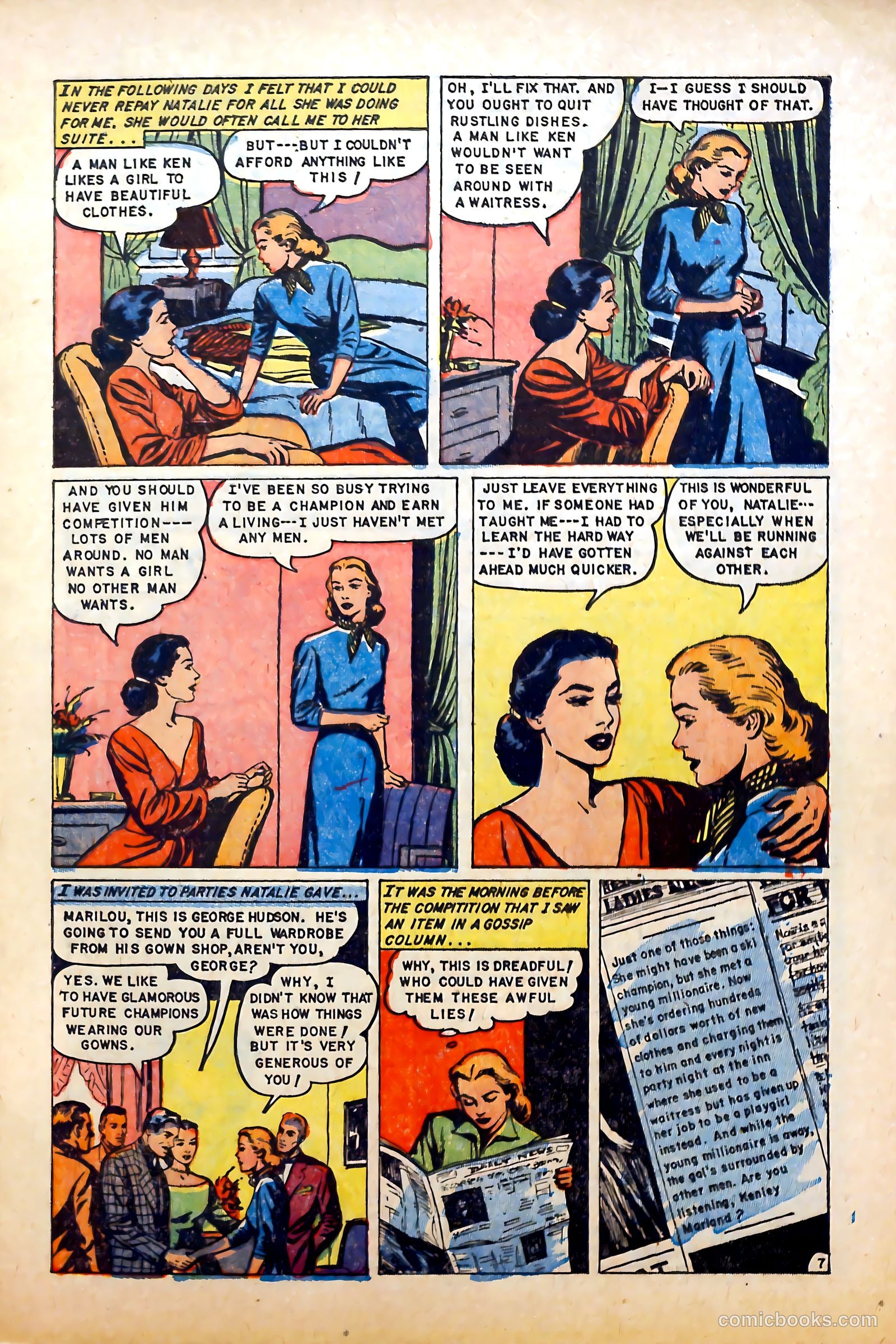 Love at First Sight #21 (1953) — page 9 of 36