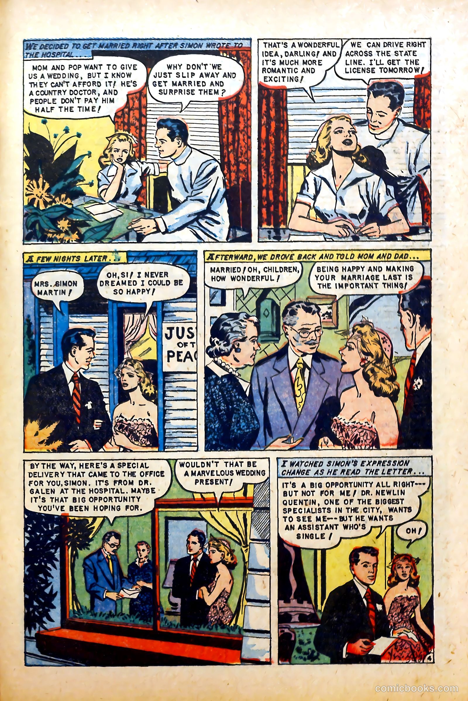 Love at First Sight #21 (1953) — page 21 of 36