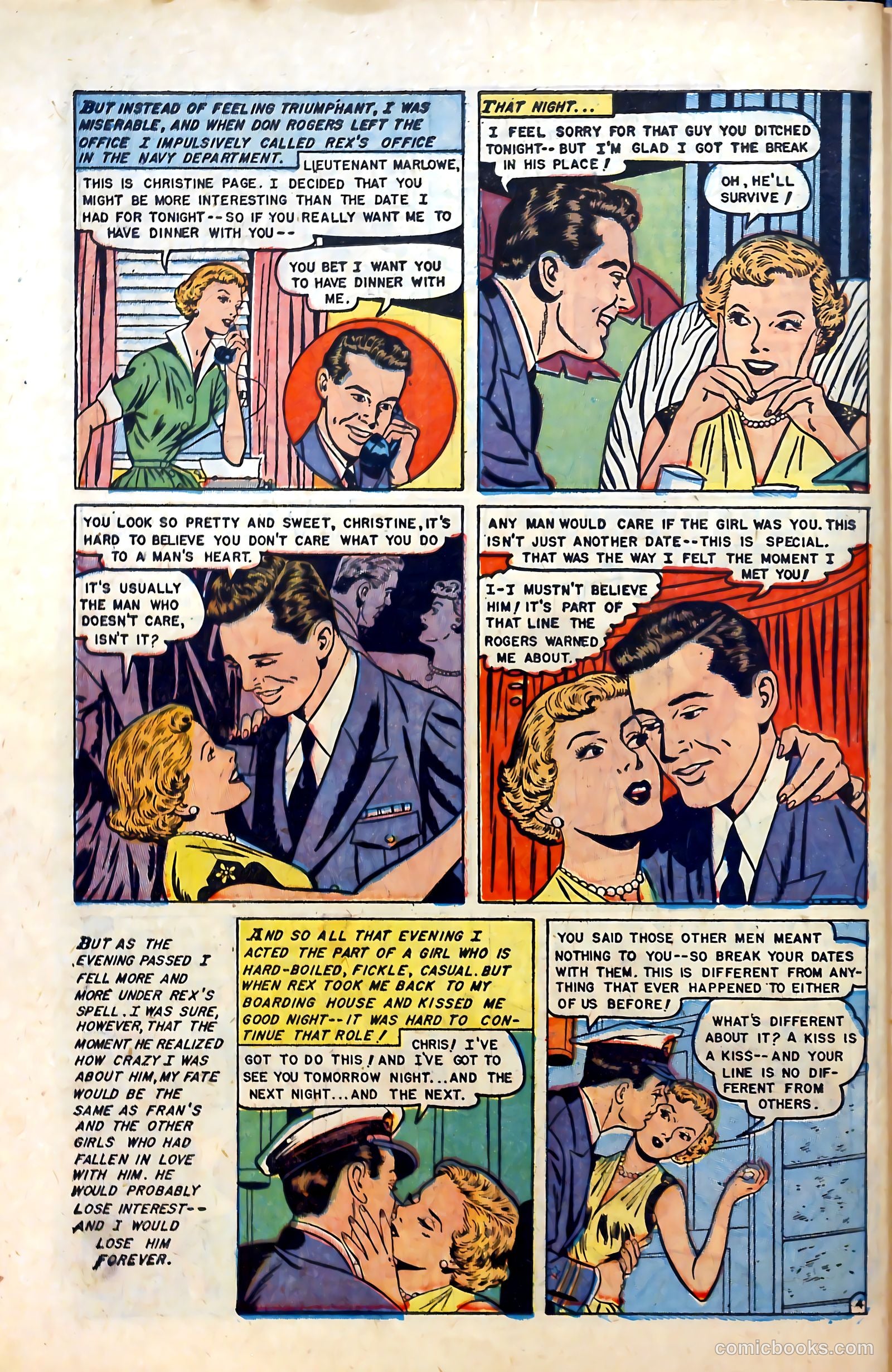 Love at First Sight #22 (1953) — page 6 of 36