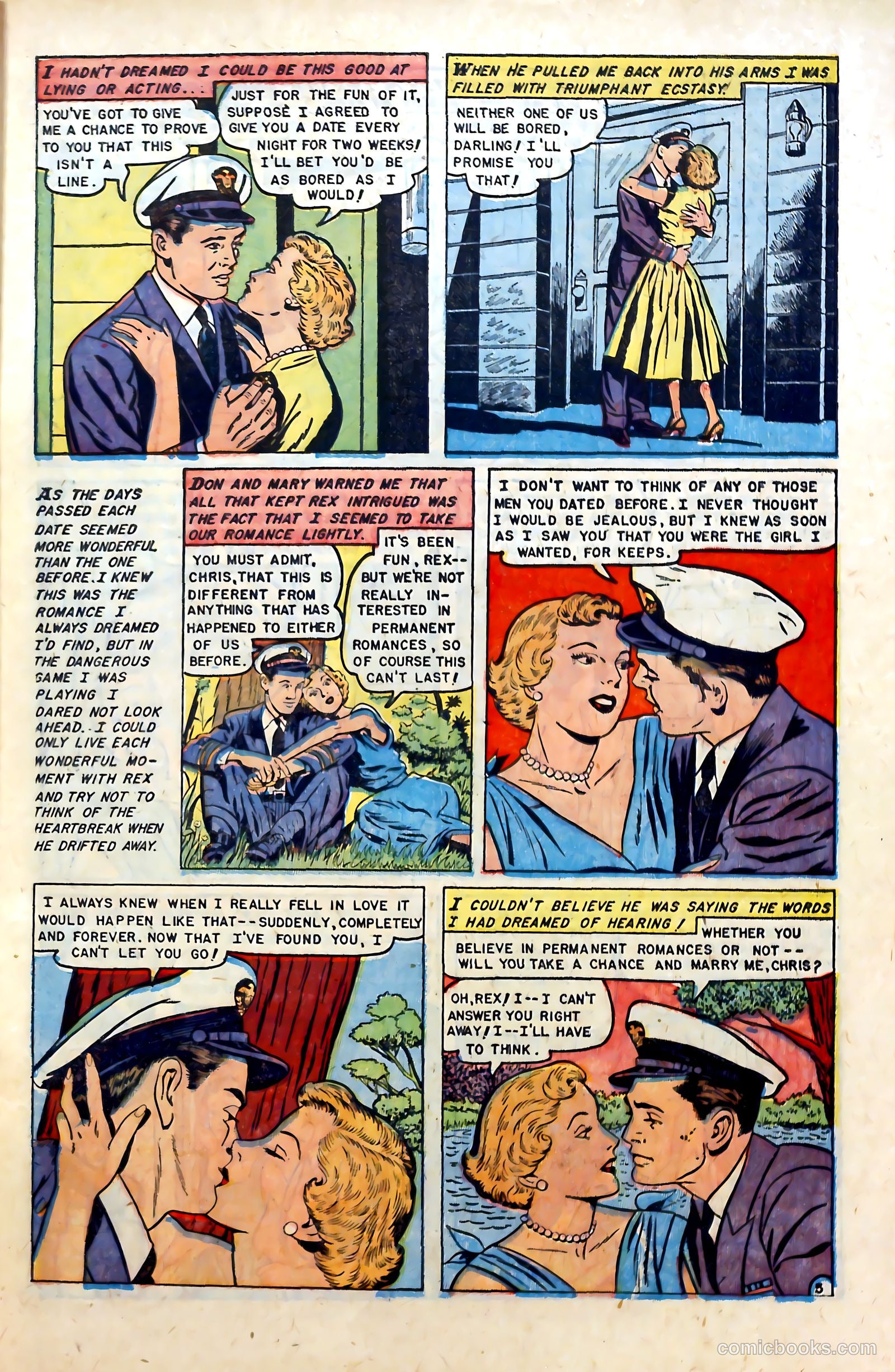 Love at First Sight #22 (1953) — page 7 of 36