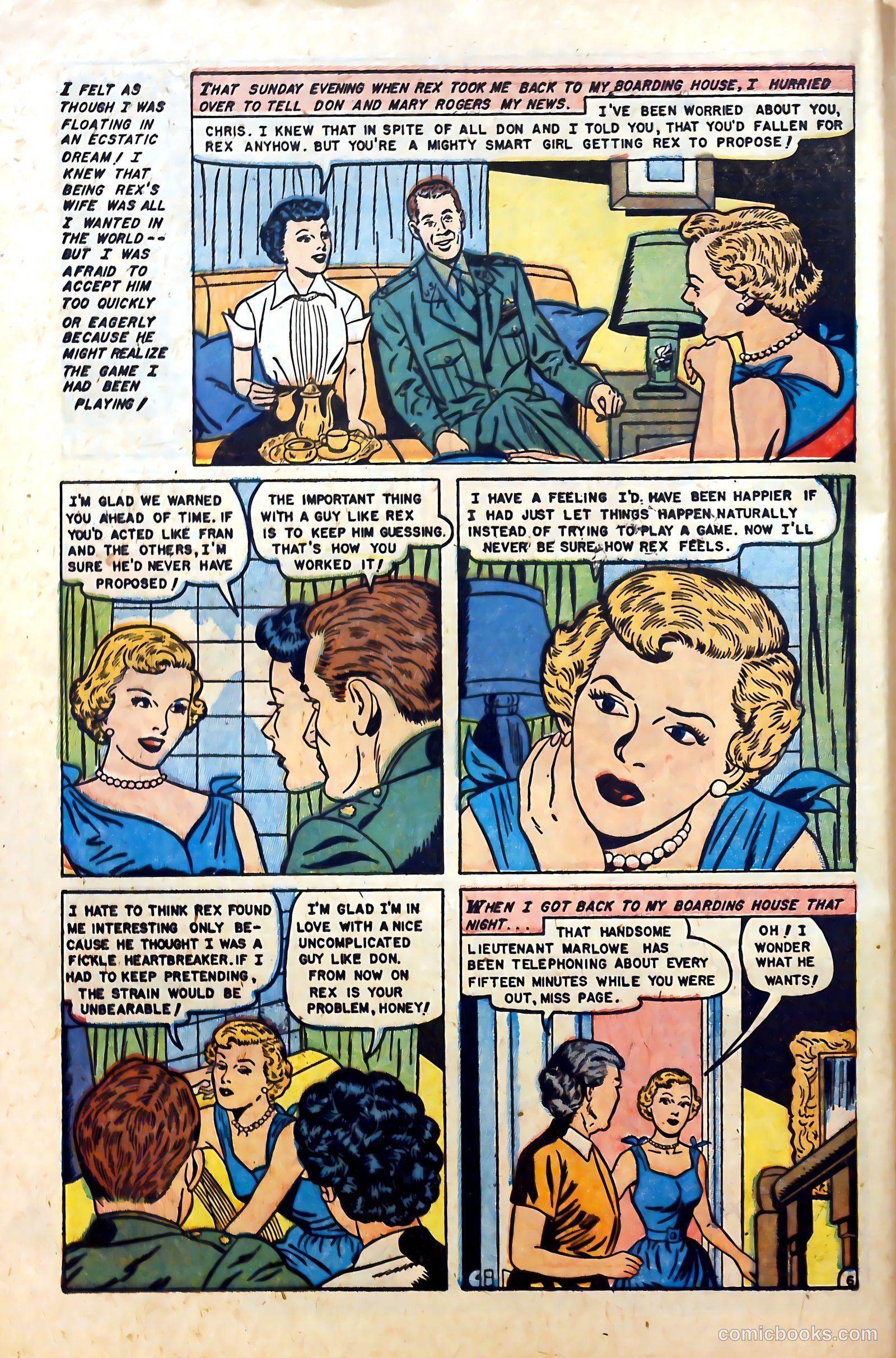 Love at First Sight #22 (1953) — page 8 of 36