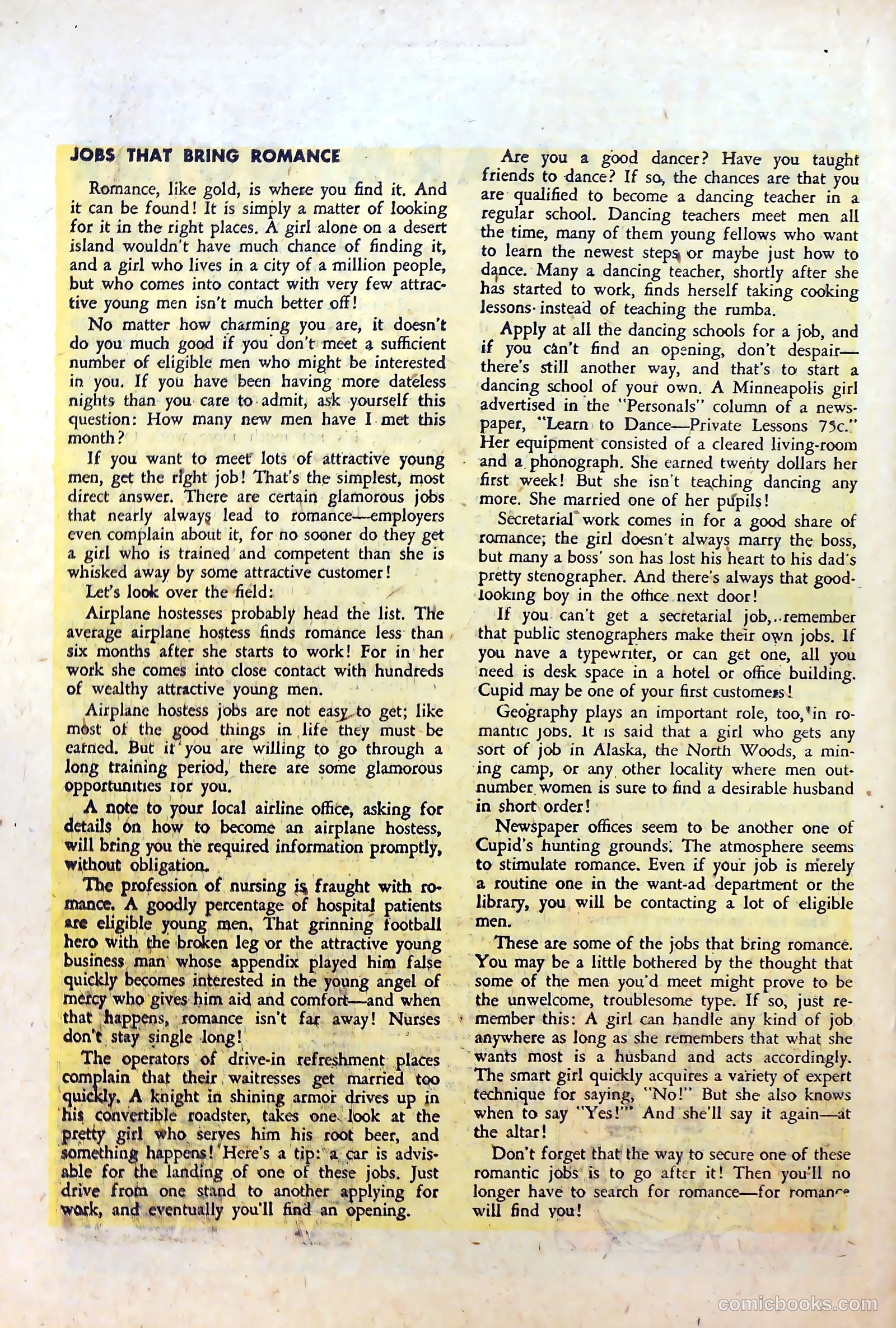 Love at First Sight #22 (1953) — page 26 of 36