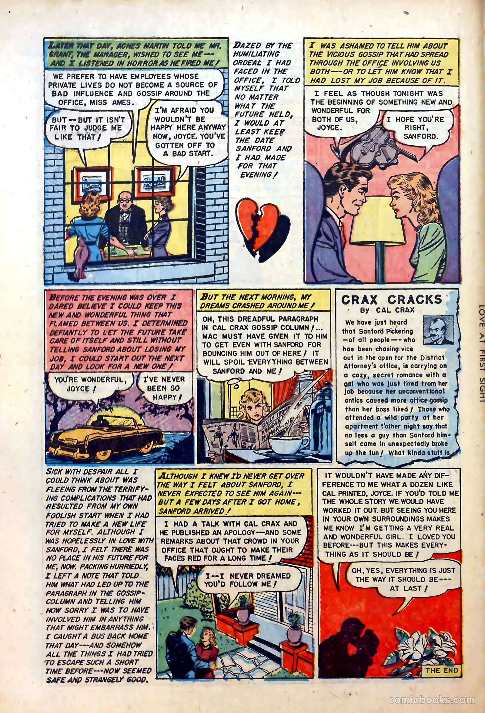 Love at First Sight #22 (1953) — page 34 of 36