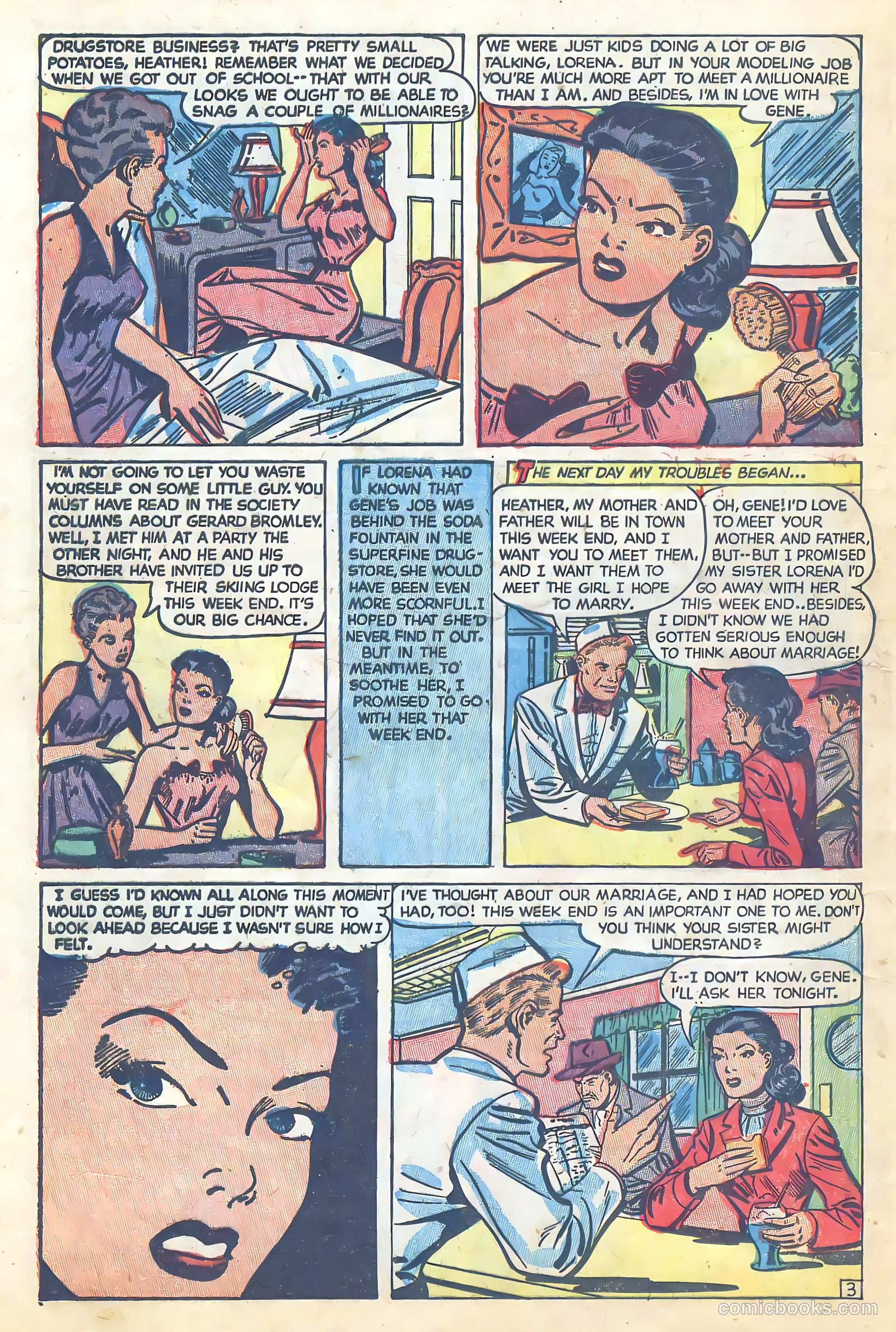 Love at First Sight #23 (1953) — page 12 of 36