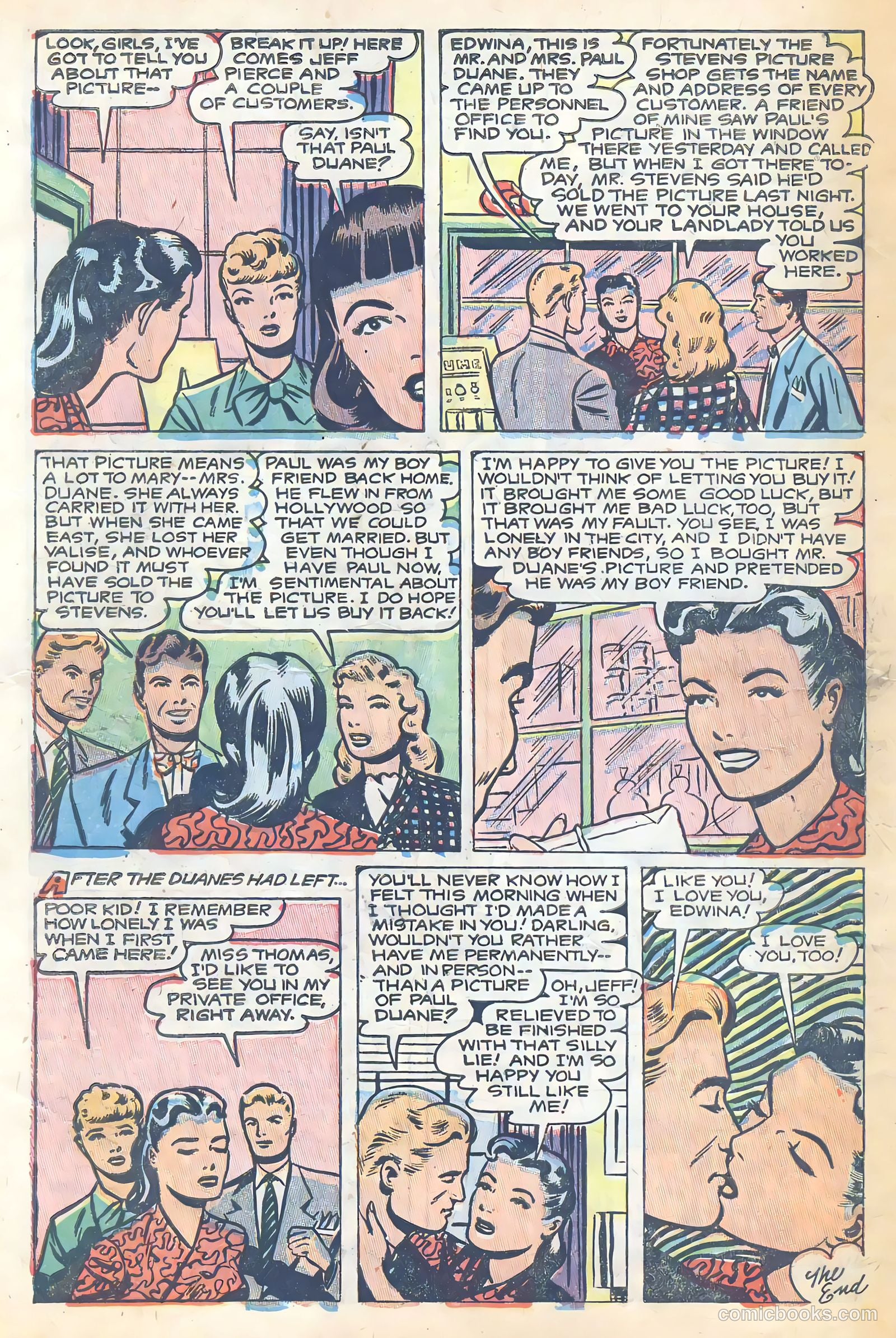 Love at First Sight #23 (1953) — page 34 of 36