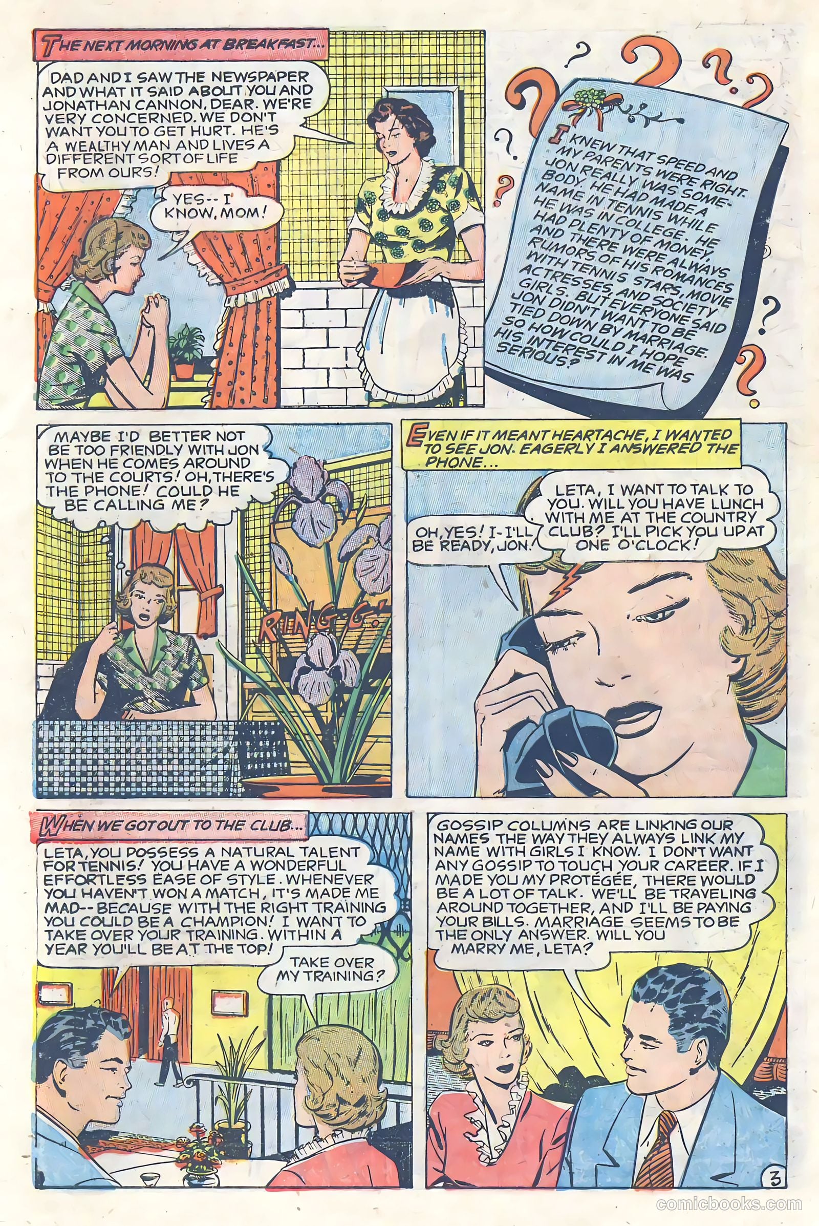 Love at First Sight #24 (1953) — page 30 of 36