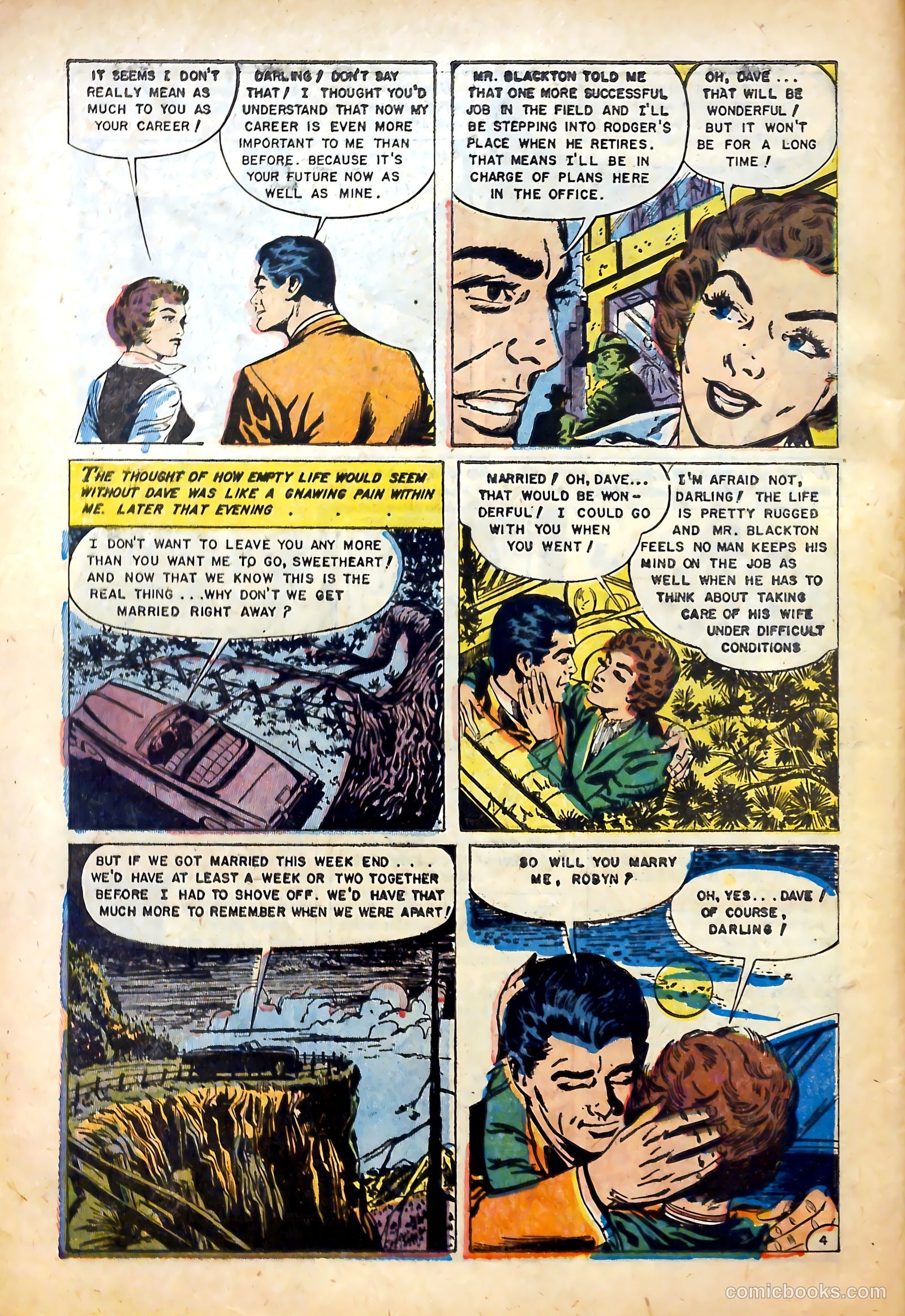 Love at First Sight #26 (1954) — page 6 of 36