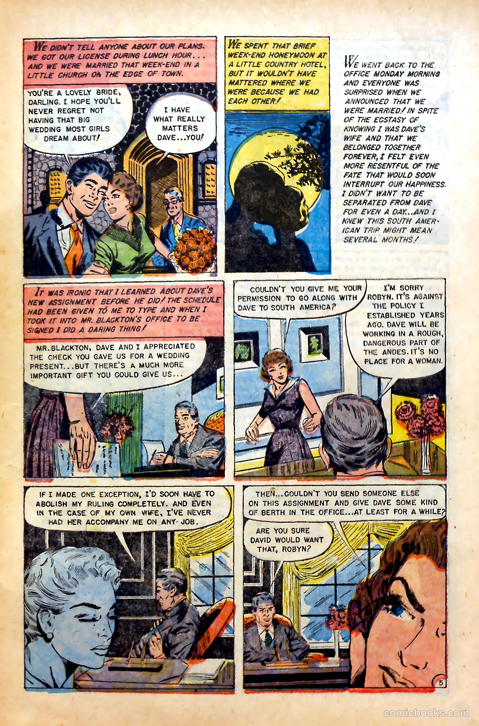 Love at First Sight #26 (1954) — page 7 of 36