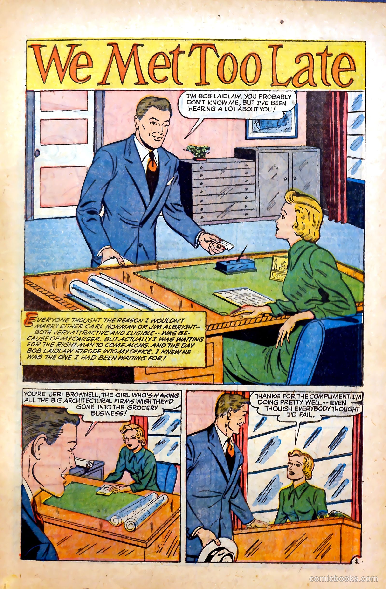 Love at First Sight #26 (1954) — page 11 of 36