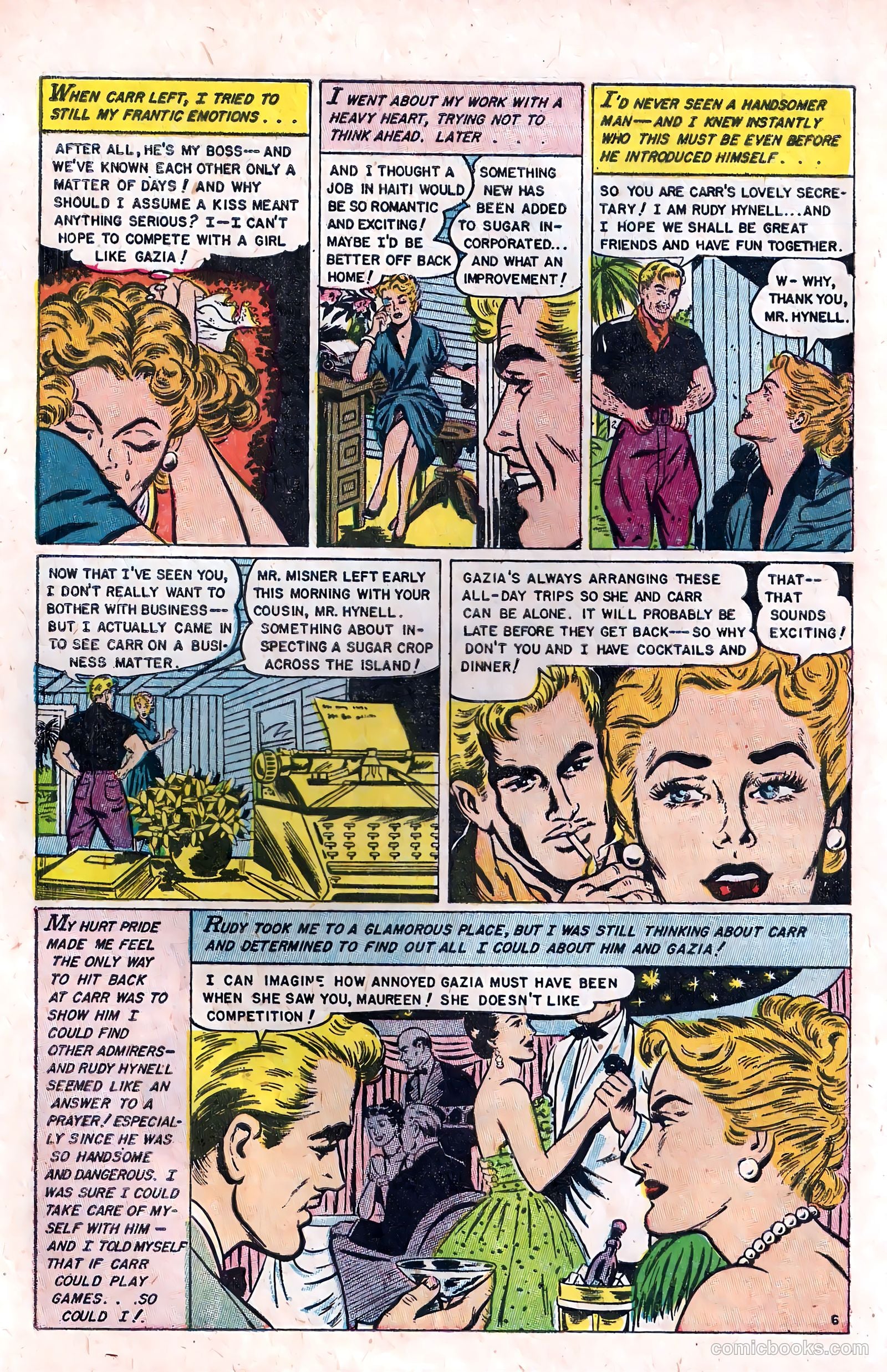 Love at First Sight #28 (1954) — page 8 of 36