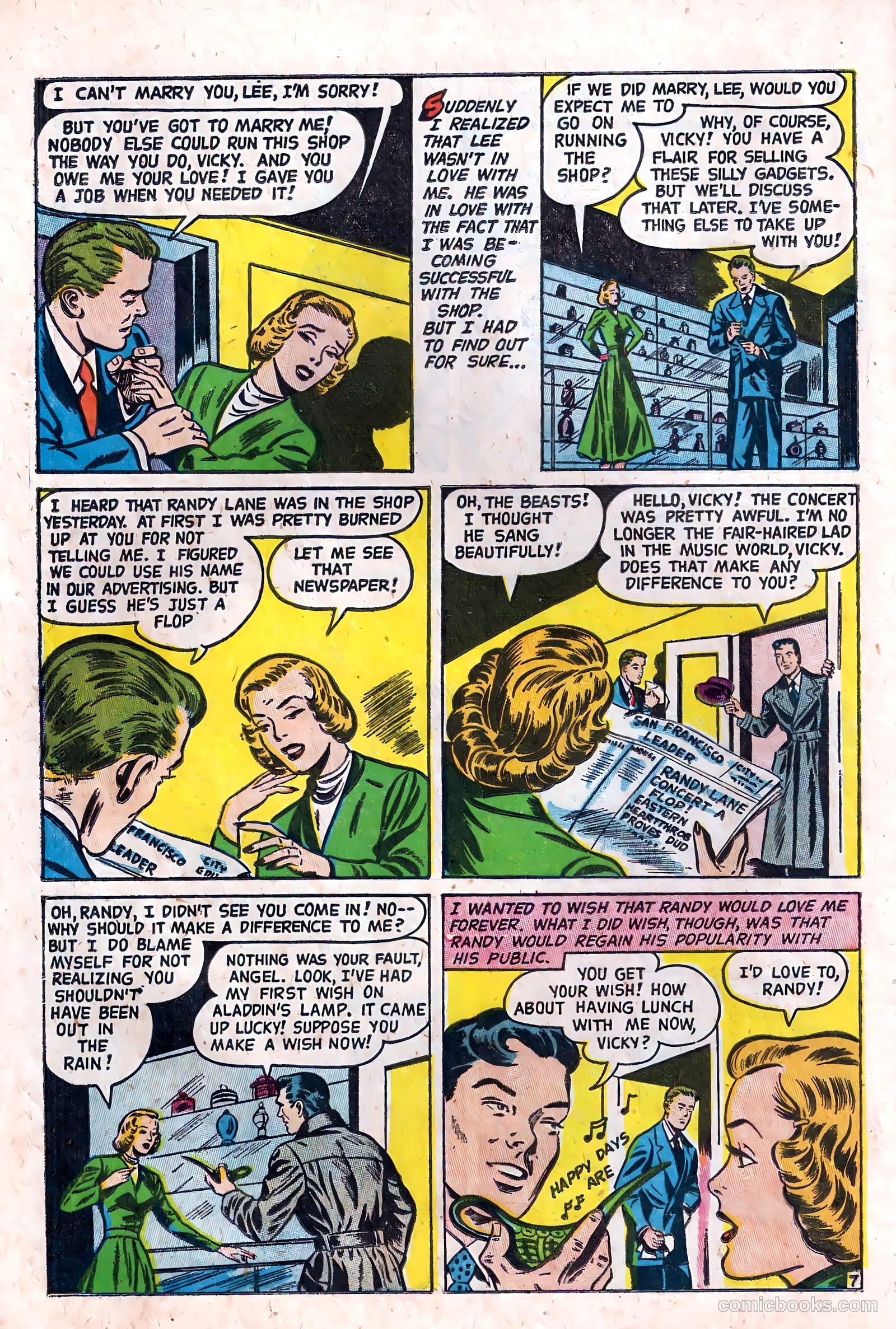 Love at First Sight #28 (1954) — page 16 of 36