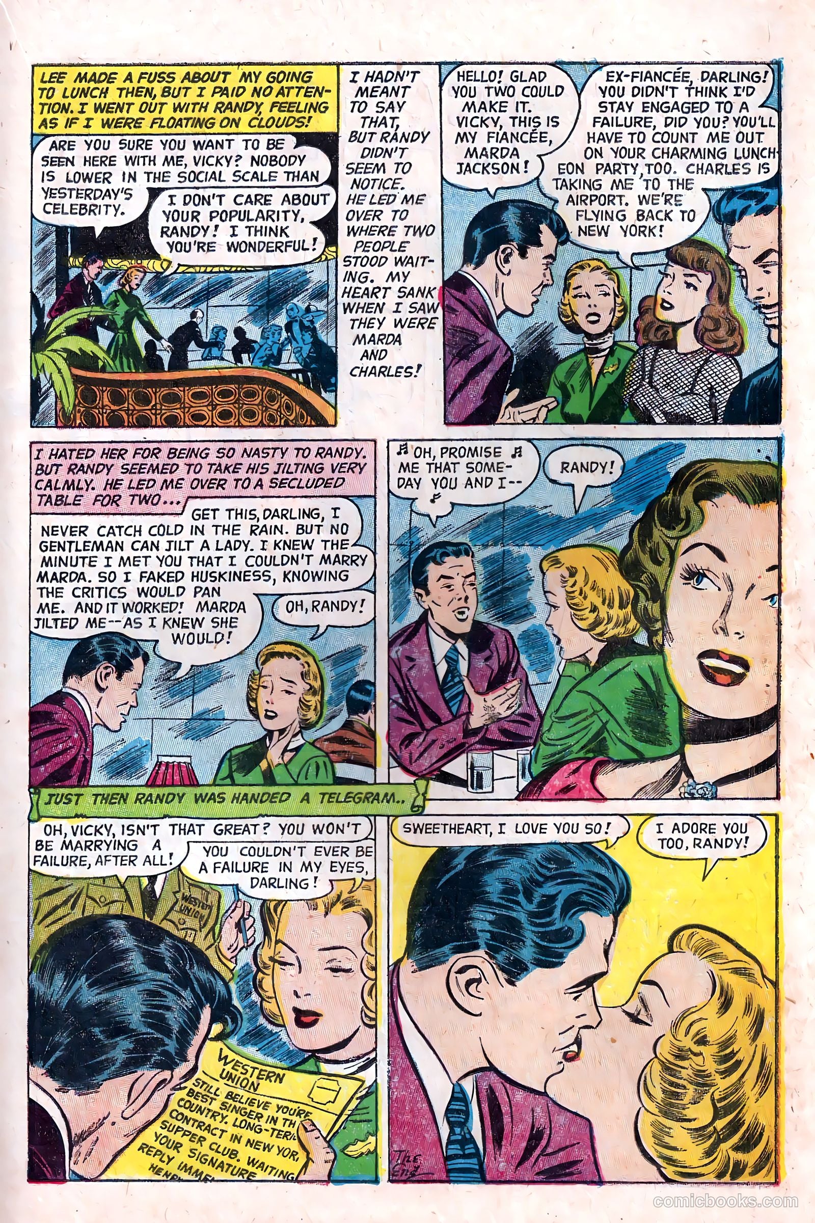 Love at First Sight #28 (1954) — page 17 of 36