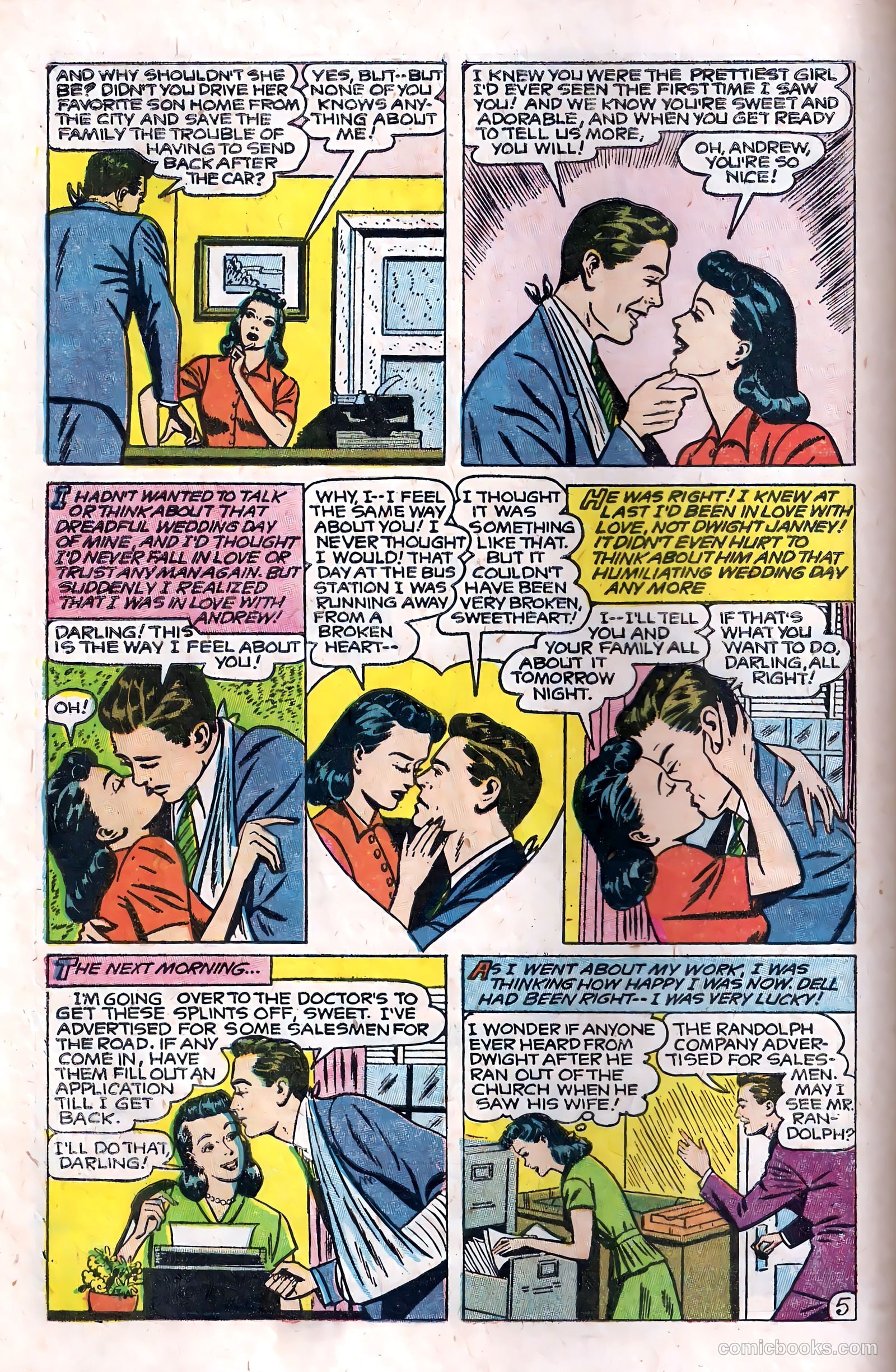 Love at First Sight #28 (1954) — page 32 of 36