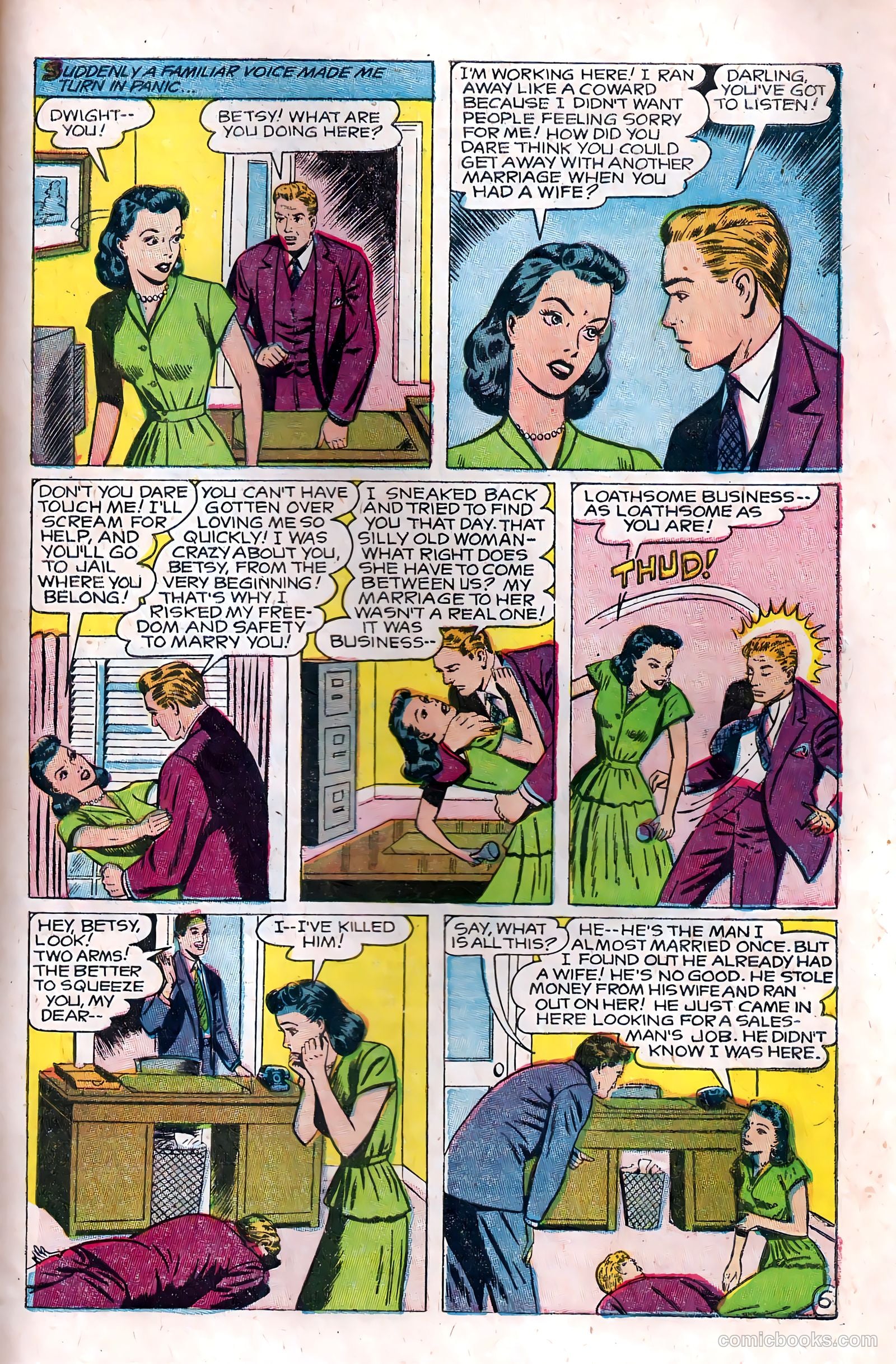 Love at First Sight #28 (1954) — page 33 of 36