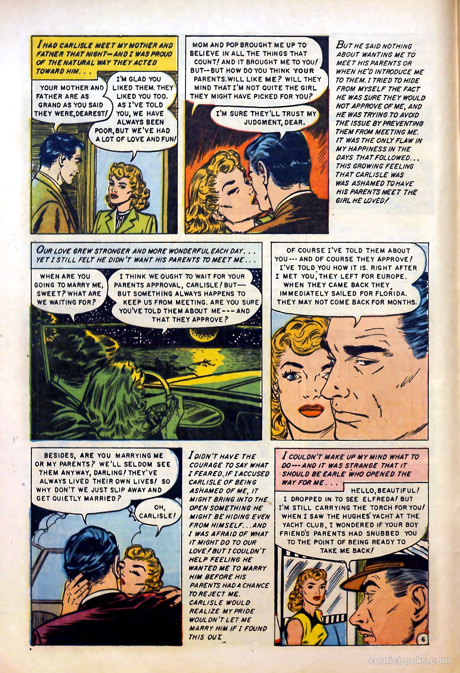 Love at First Sight #29 (1954) — page 8 of 36