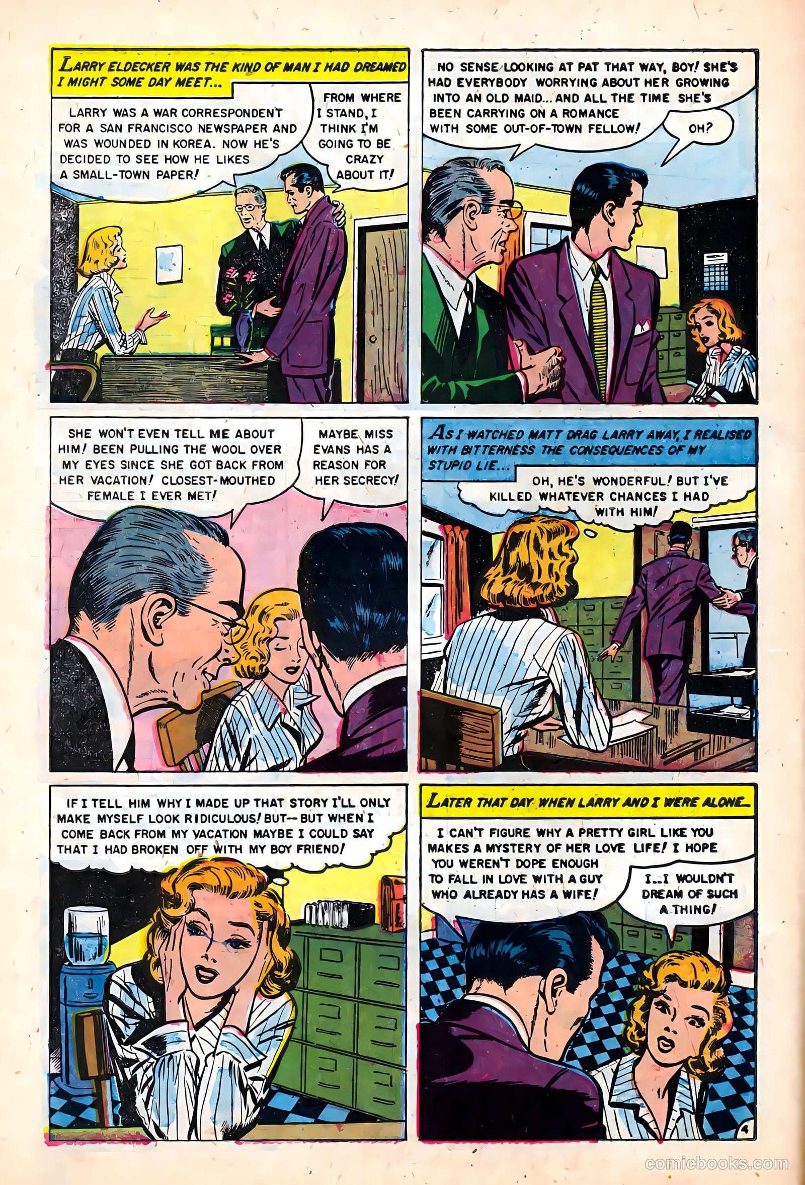 Love at First Sight #30 (1954) — page 6 of 36