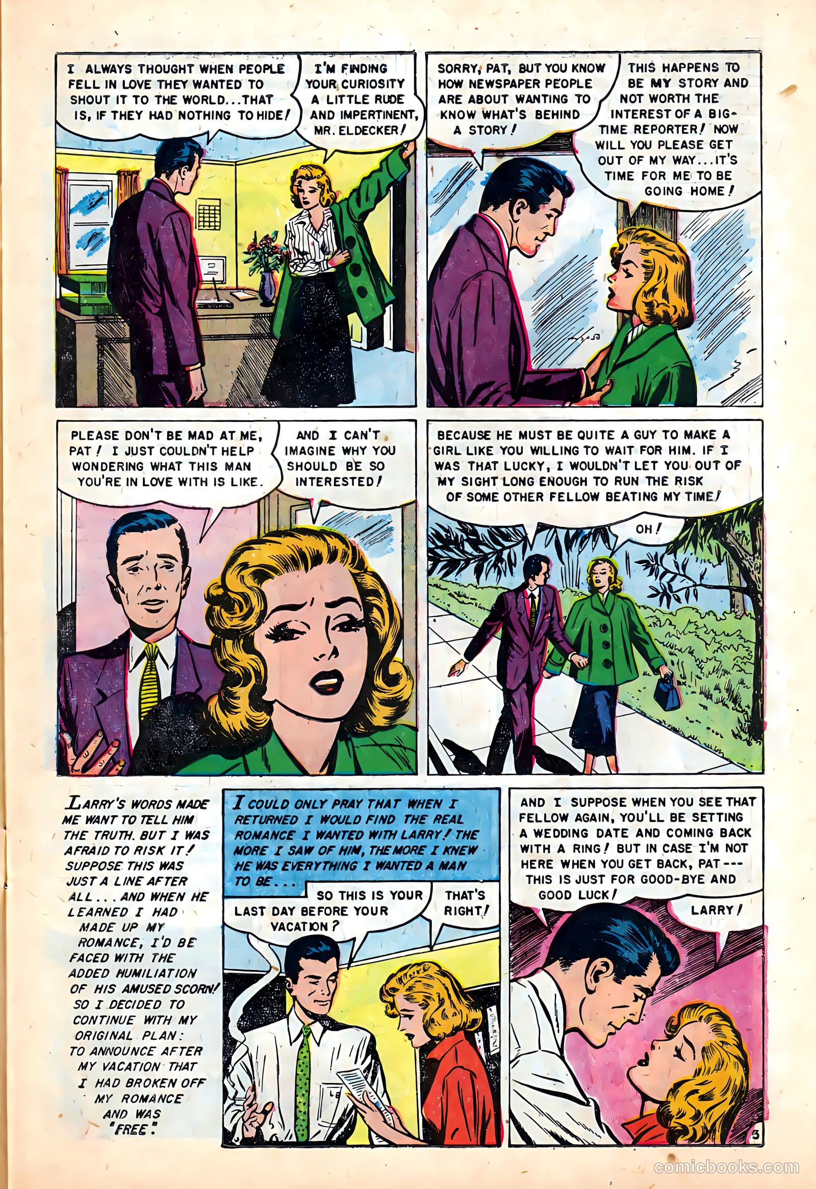 Love at First Sight #30 (1954) — page 7 of 36