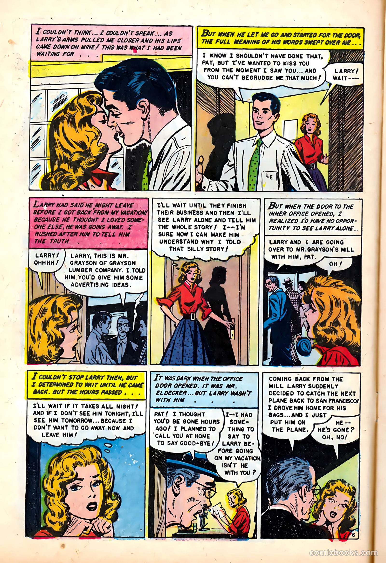 Love at First Sight #30 (1954) — page 8 of 36