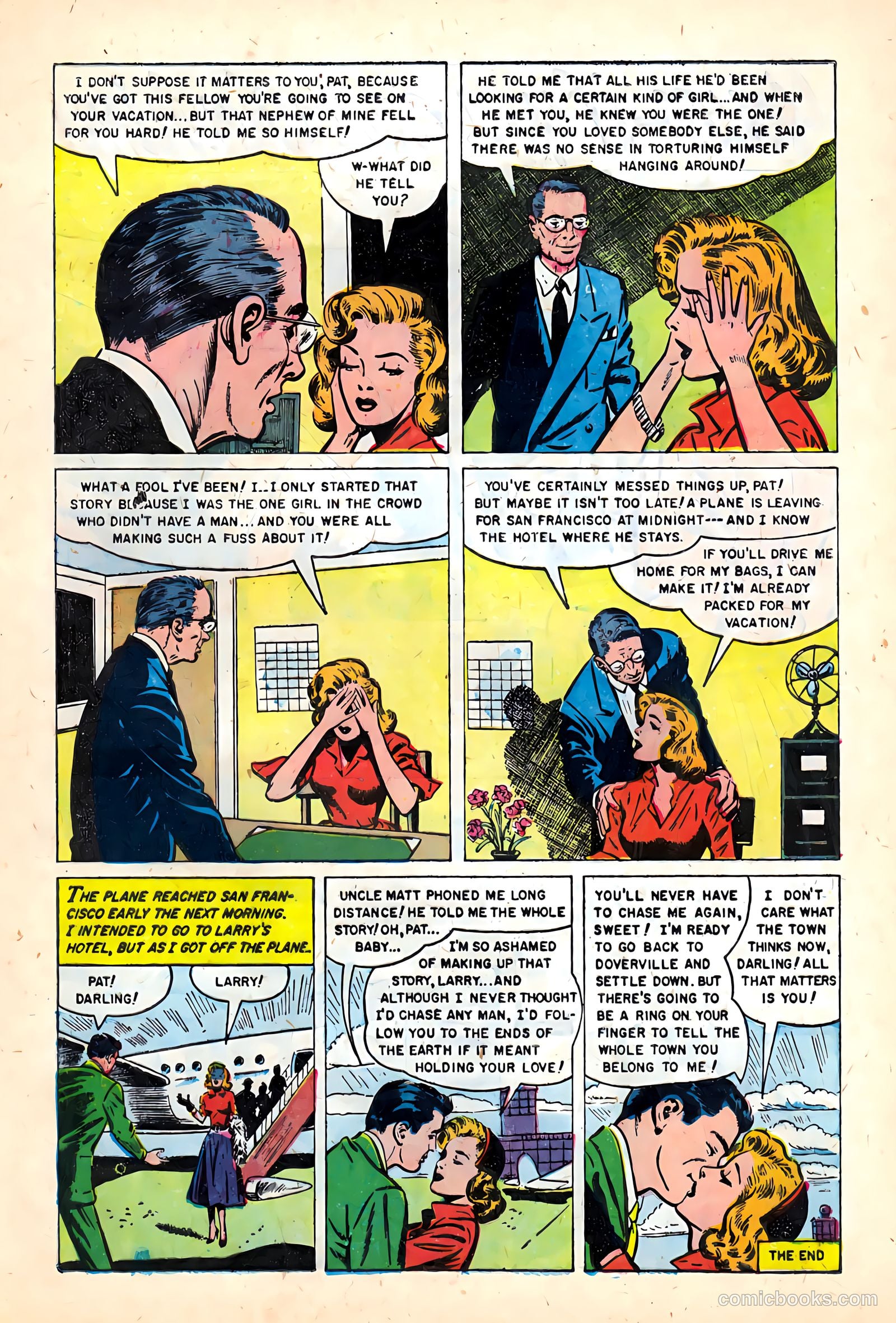 Love at First Sight #30 (1954) — page 9 of 36