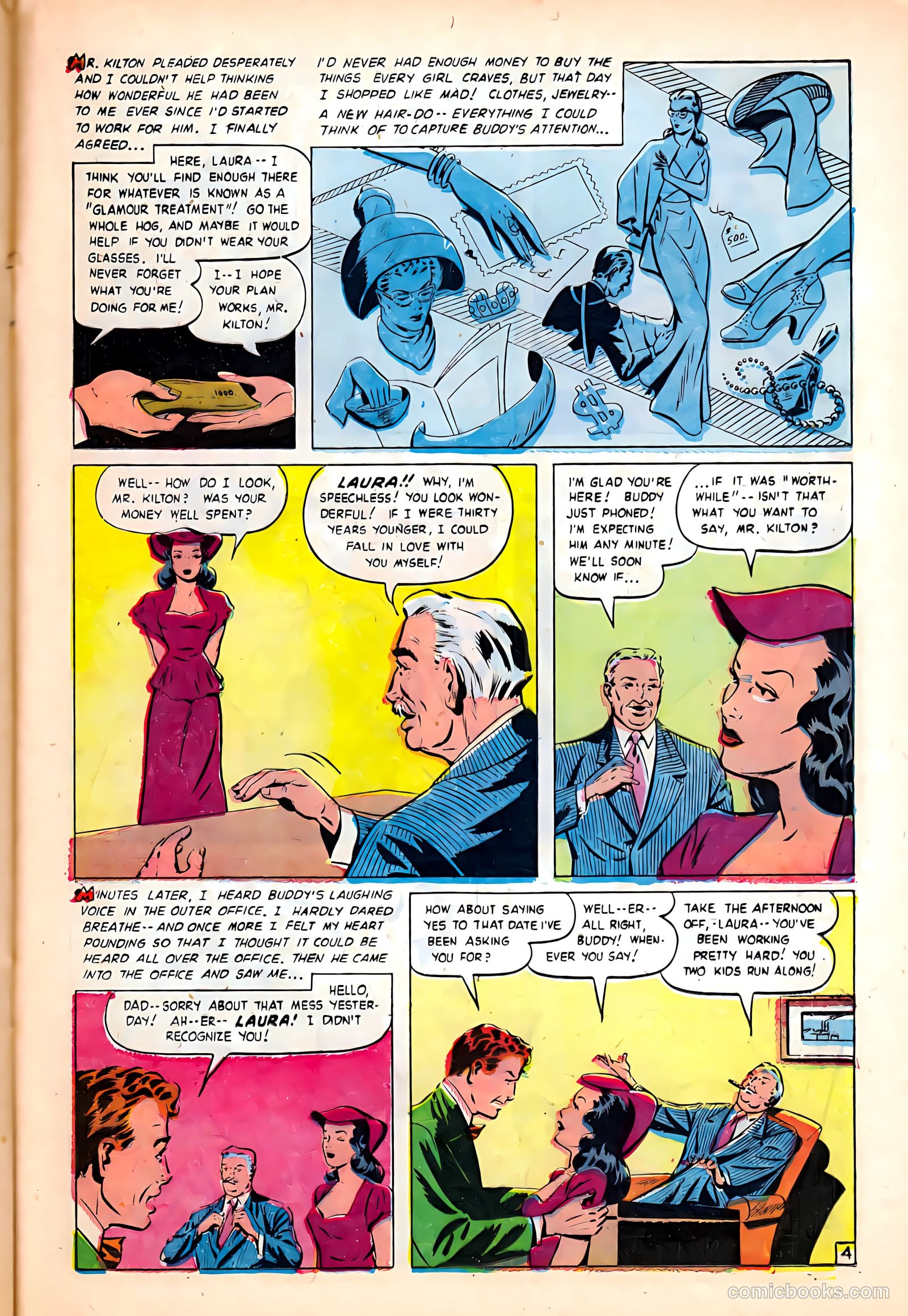 Love at First Sight #32 (1954) — page 21 of 36