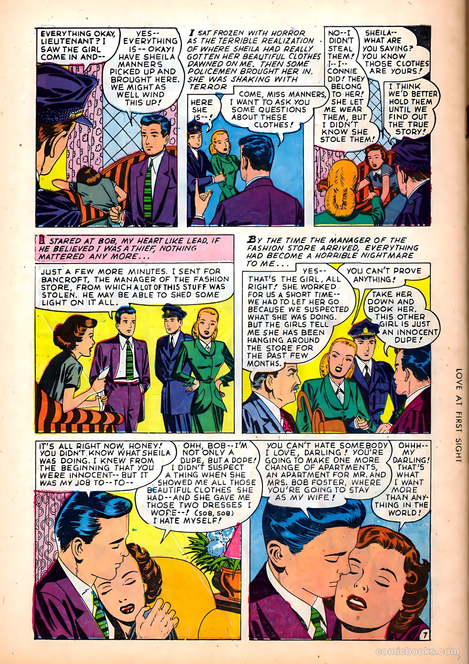 Love at First Sight #32 (1954) — page 34 of 36