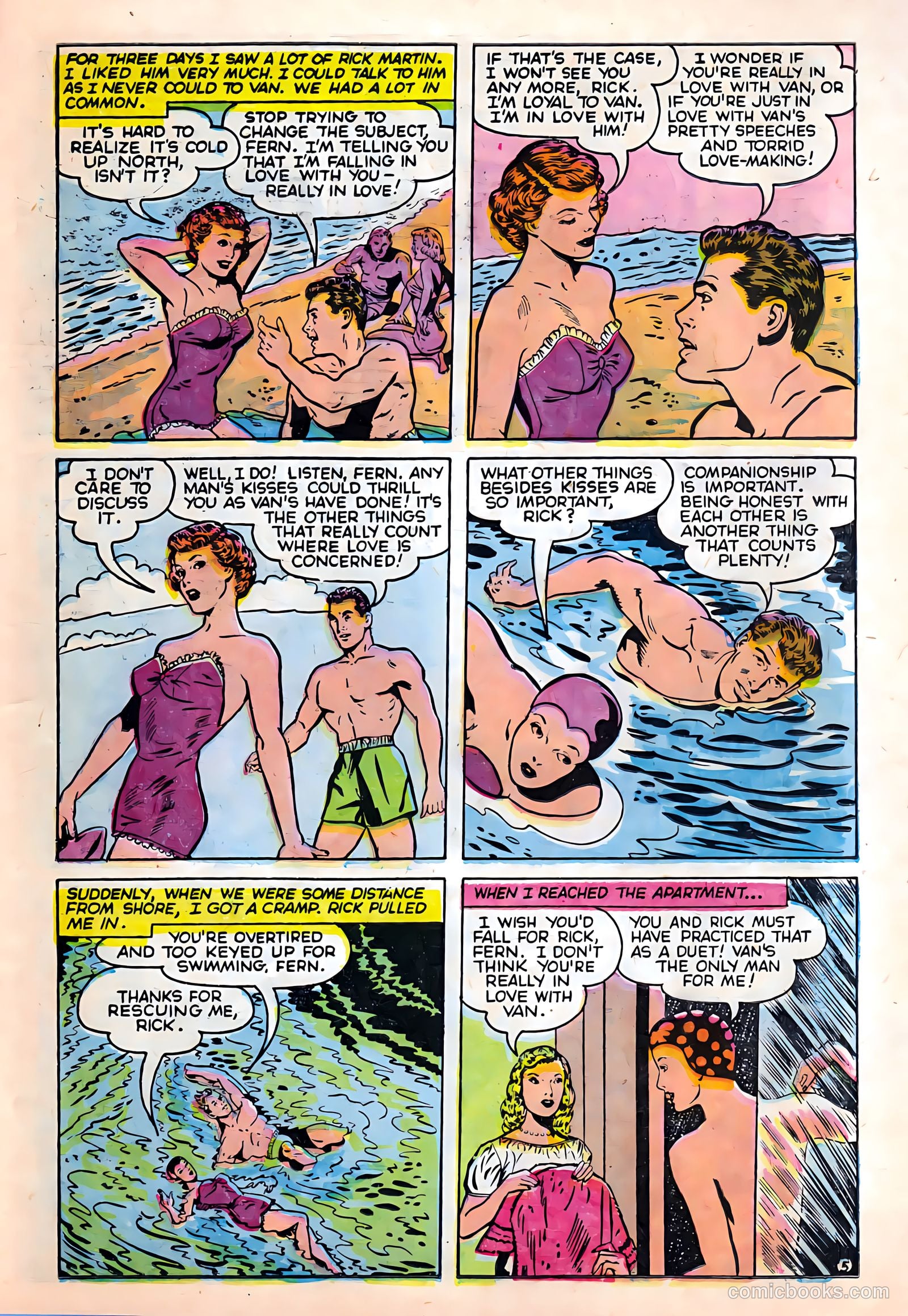Love at First Sight #33 (1955) — page 23 of 36