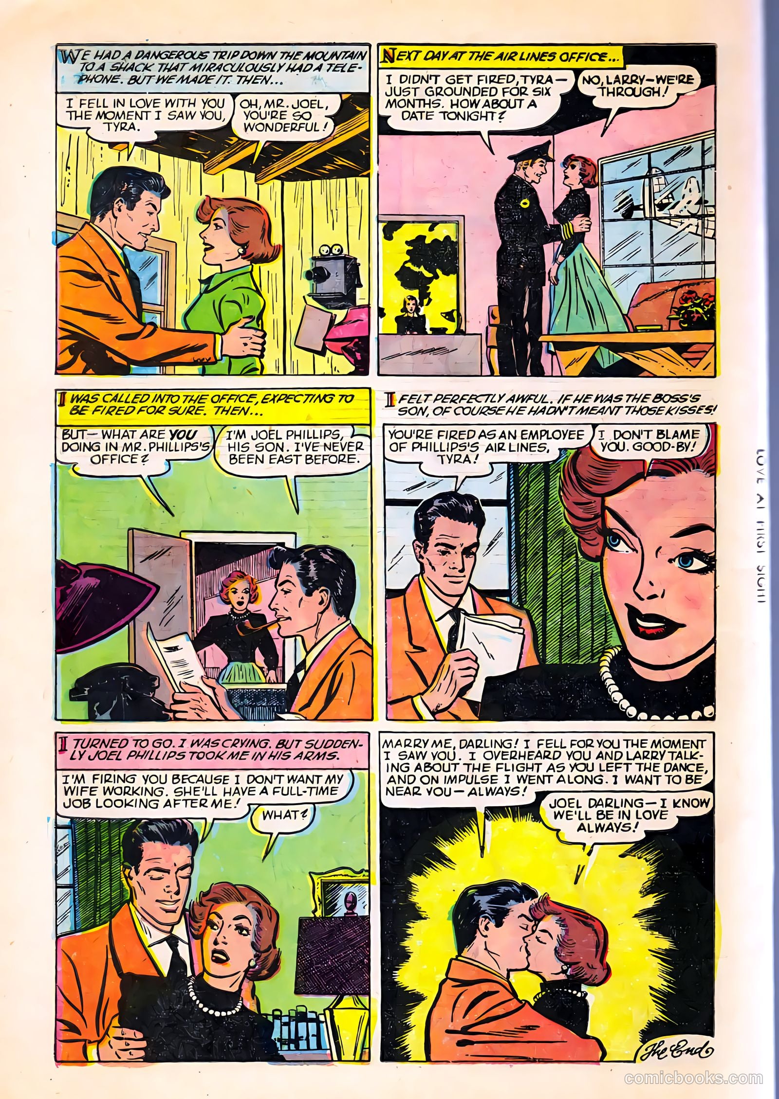 Love at First Sight #33 (1955) — page 34 of 36
