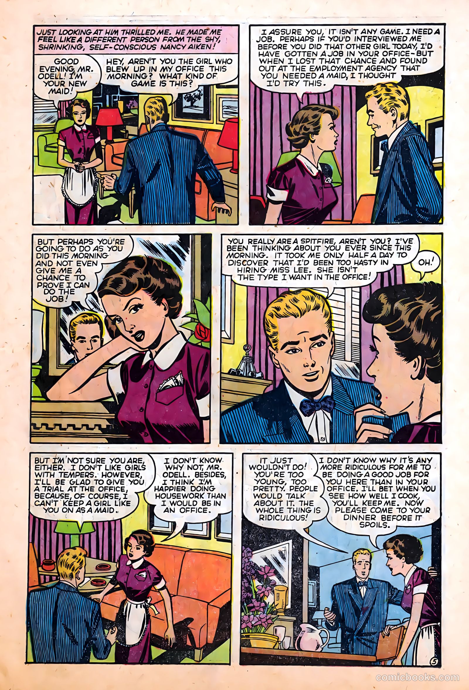 Love at First Sight #34 (1955) — page 7 of 36