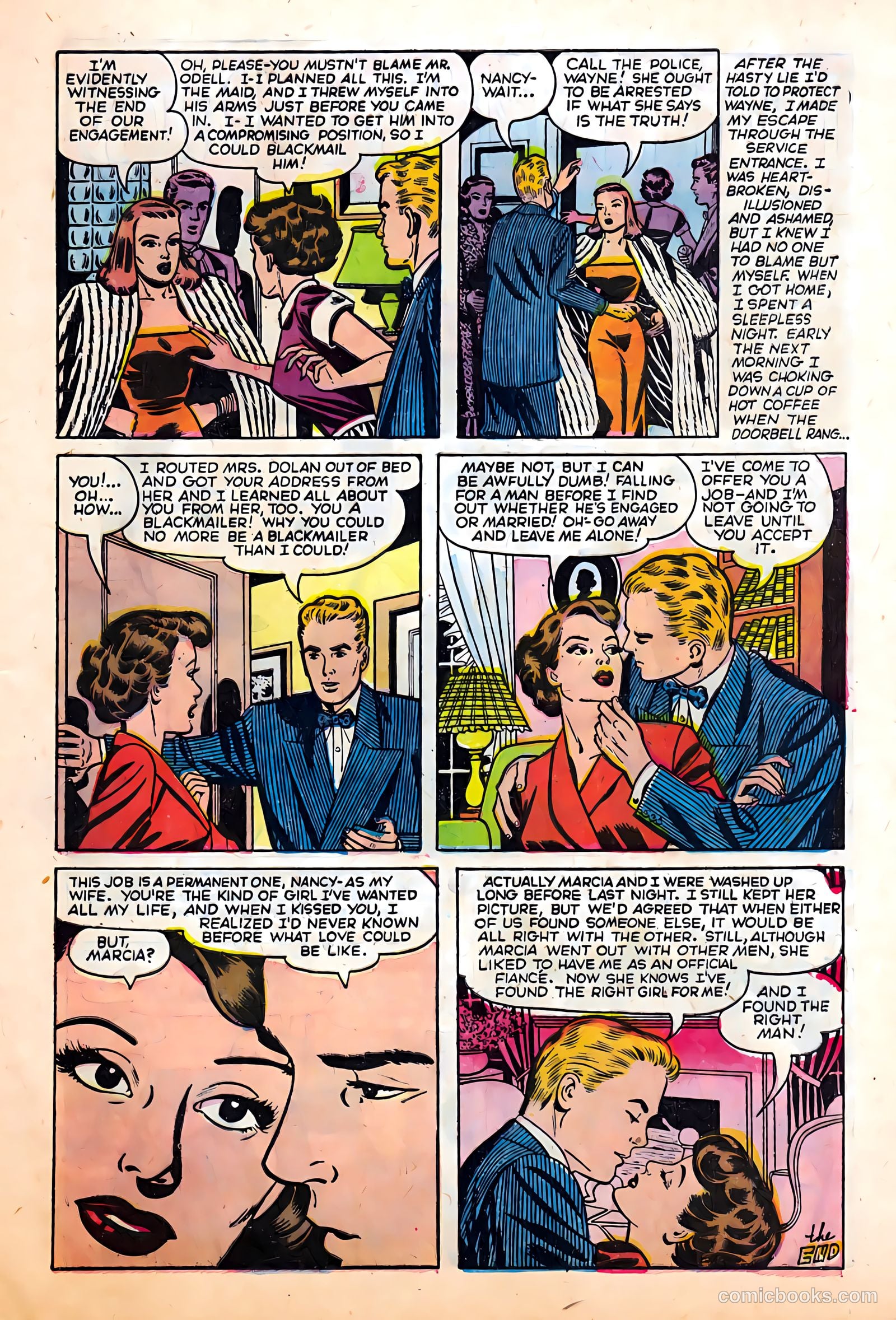 Love at First Sight #34 (1955) — page 9 of 36