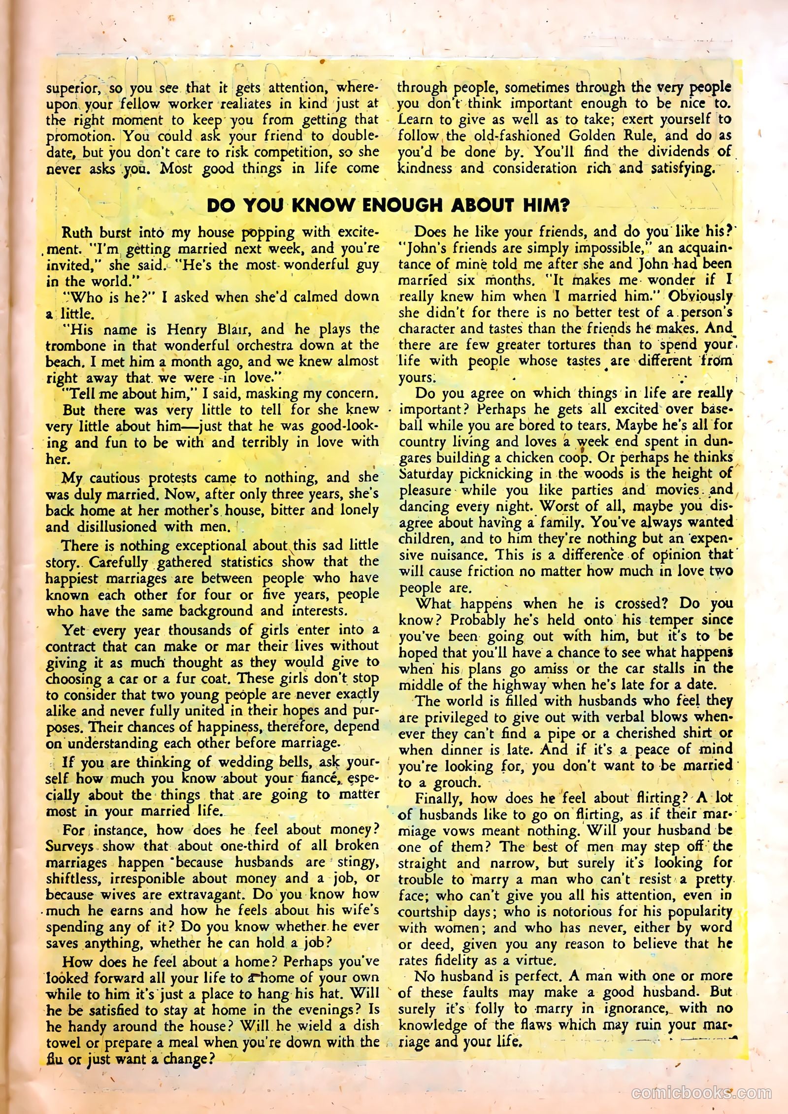 Love at First Sight #34 (1955) — page 27 of 36