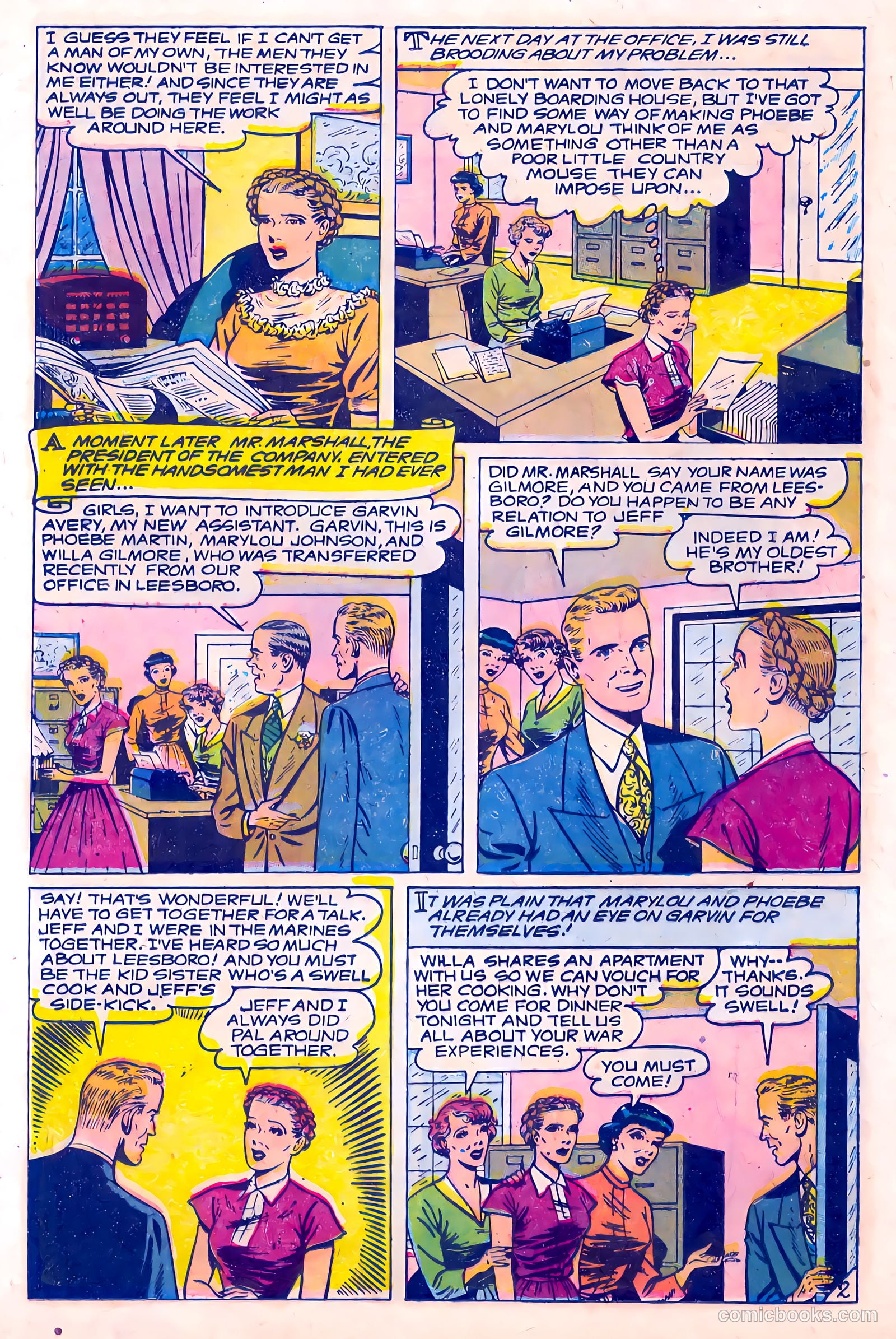 Love at First Sight #35 (1955) — page 12 of 36