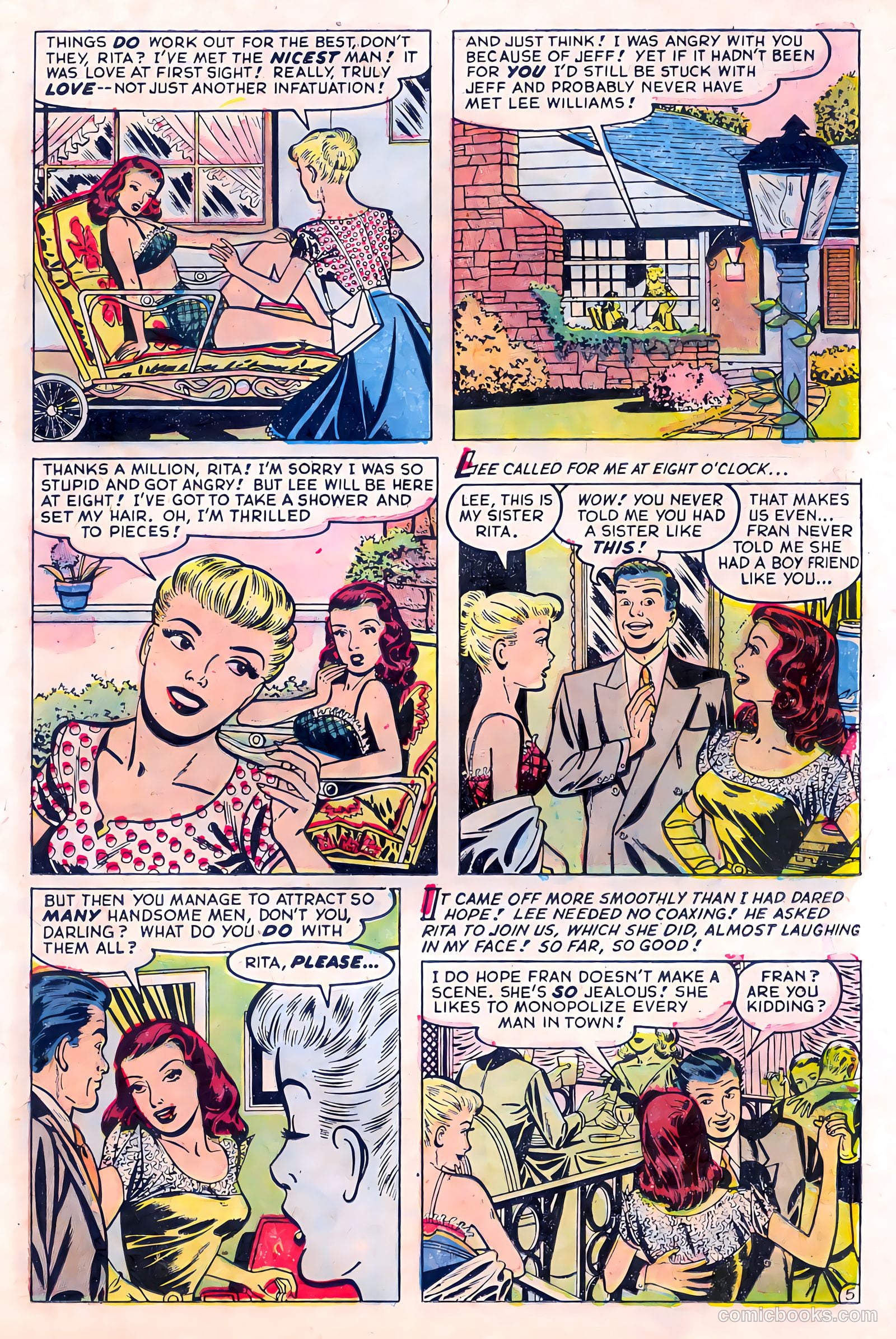Love at First Sight #35 (1955) — page 23 of 36