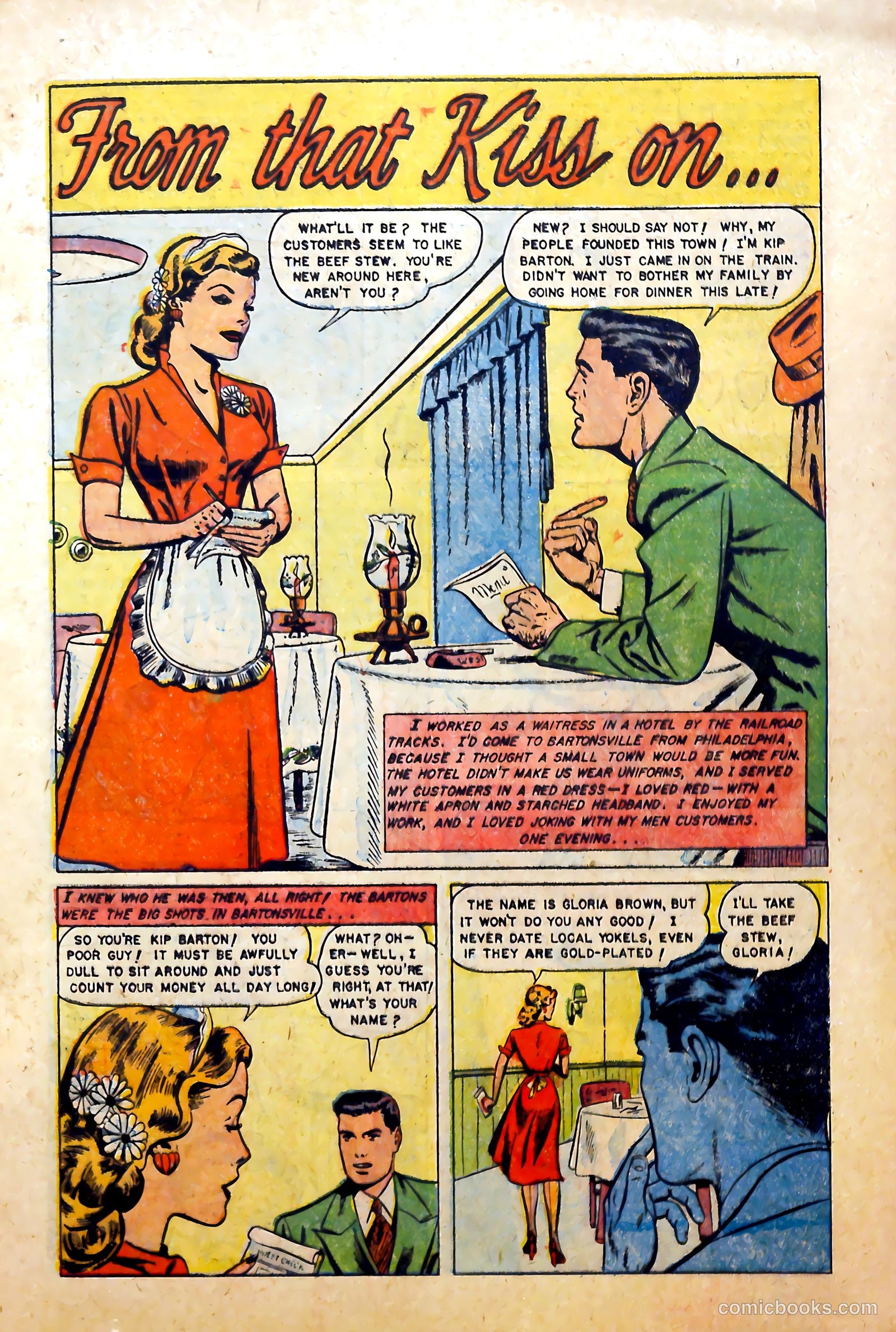 Love at First Sight #36 (1955) — page 17 of 36