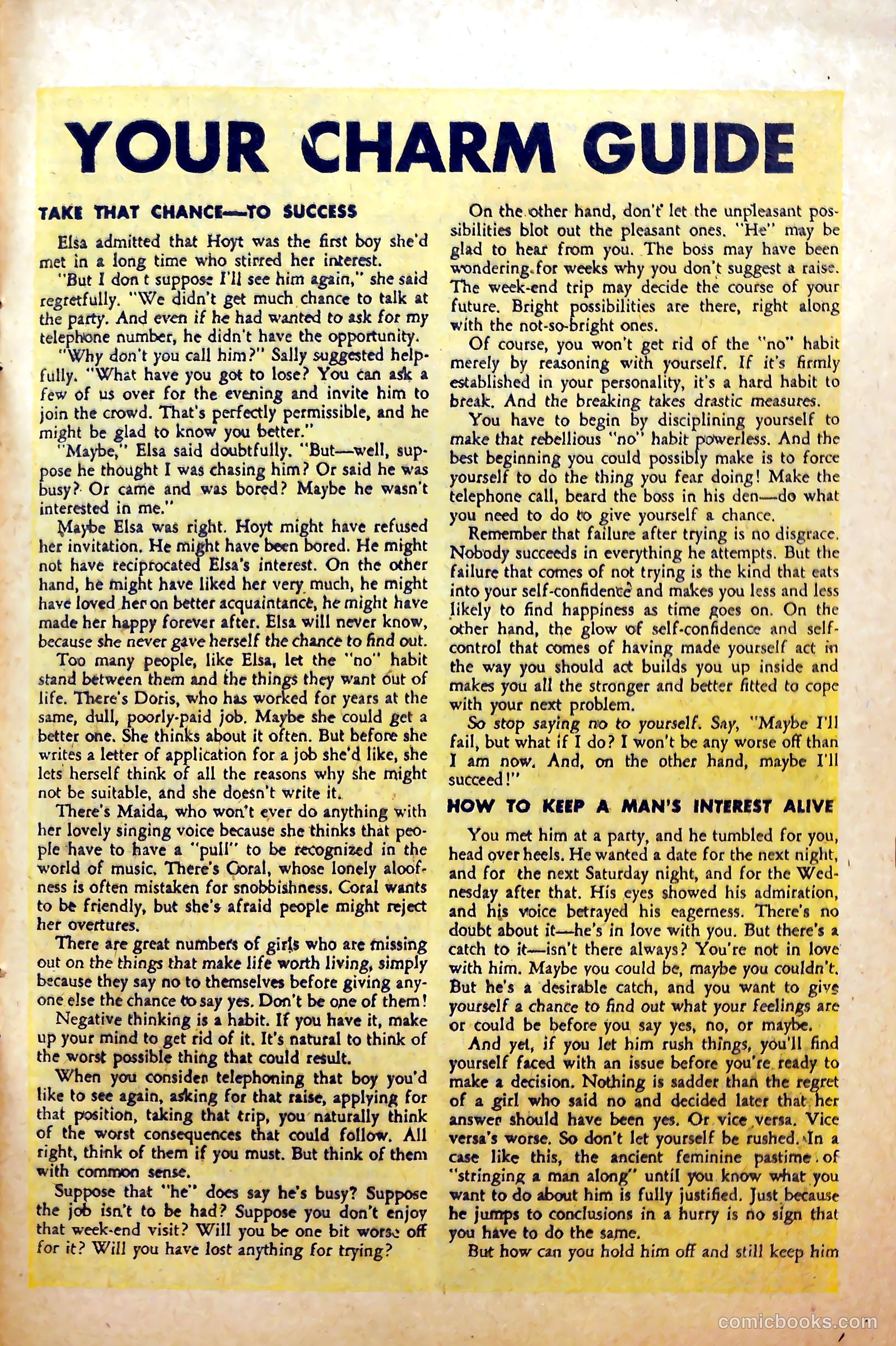 Love at First Sight #36 (1955) — page 25 of 36