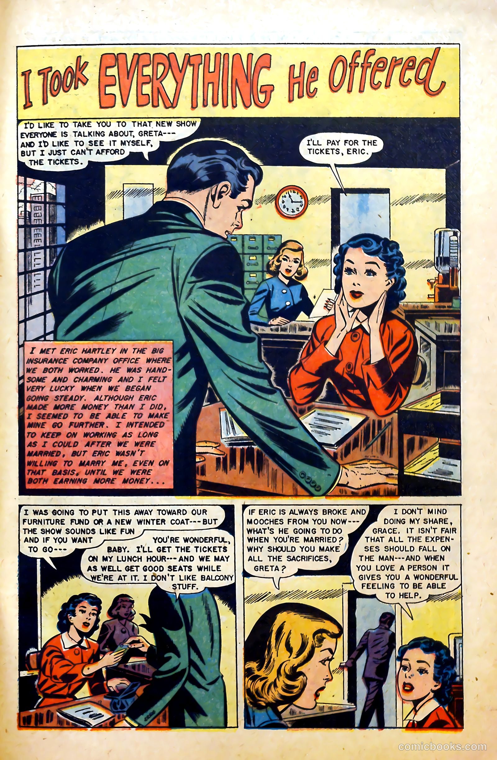 Love at First Sight #36 (1955) — page 27 of 36