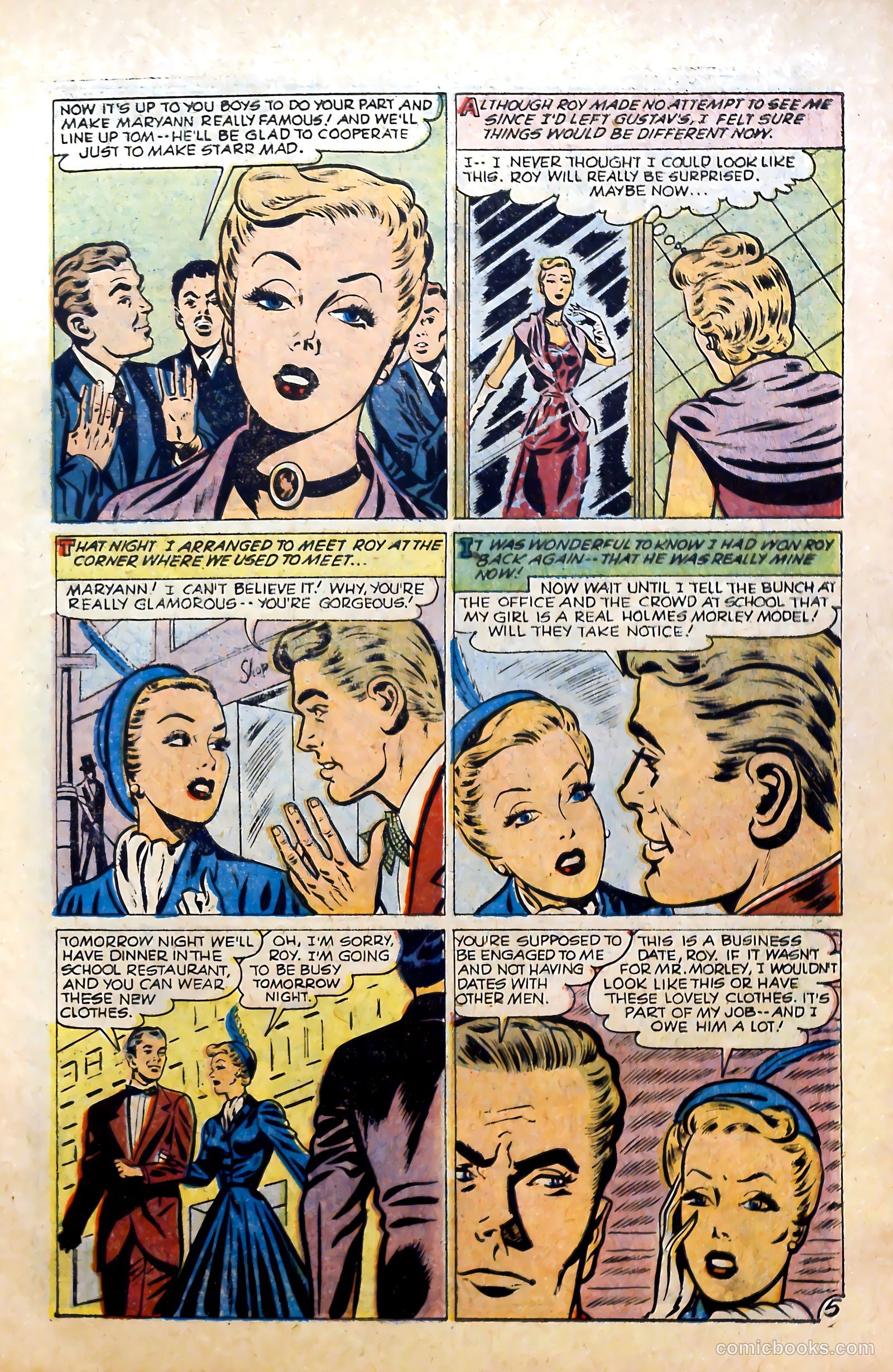 Love at First Sight #37 (1955) — page 7 of 36