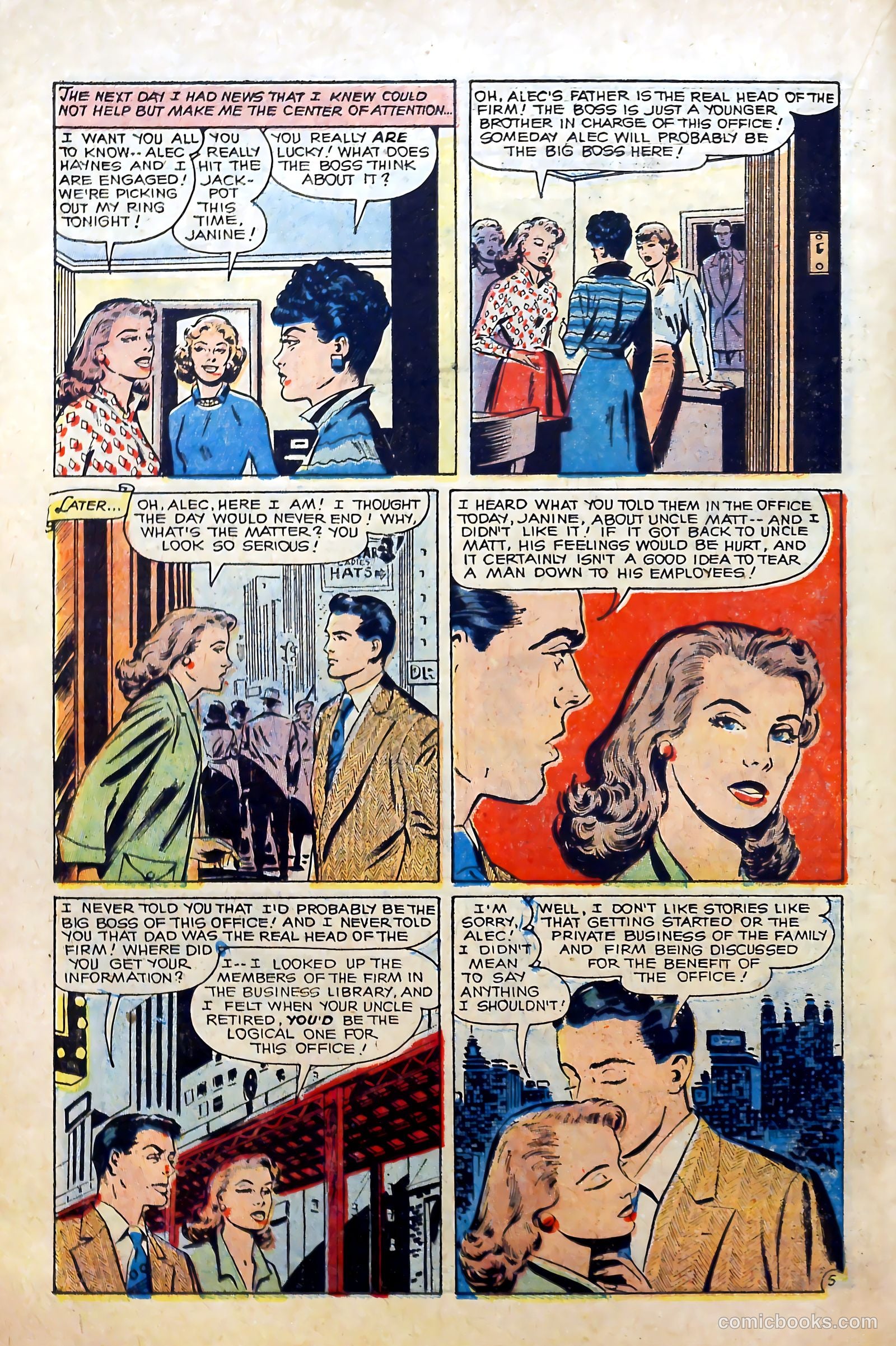 Love at First Sight #37 (1955) — page 22 of 36