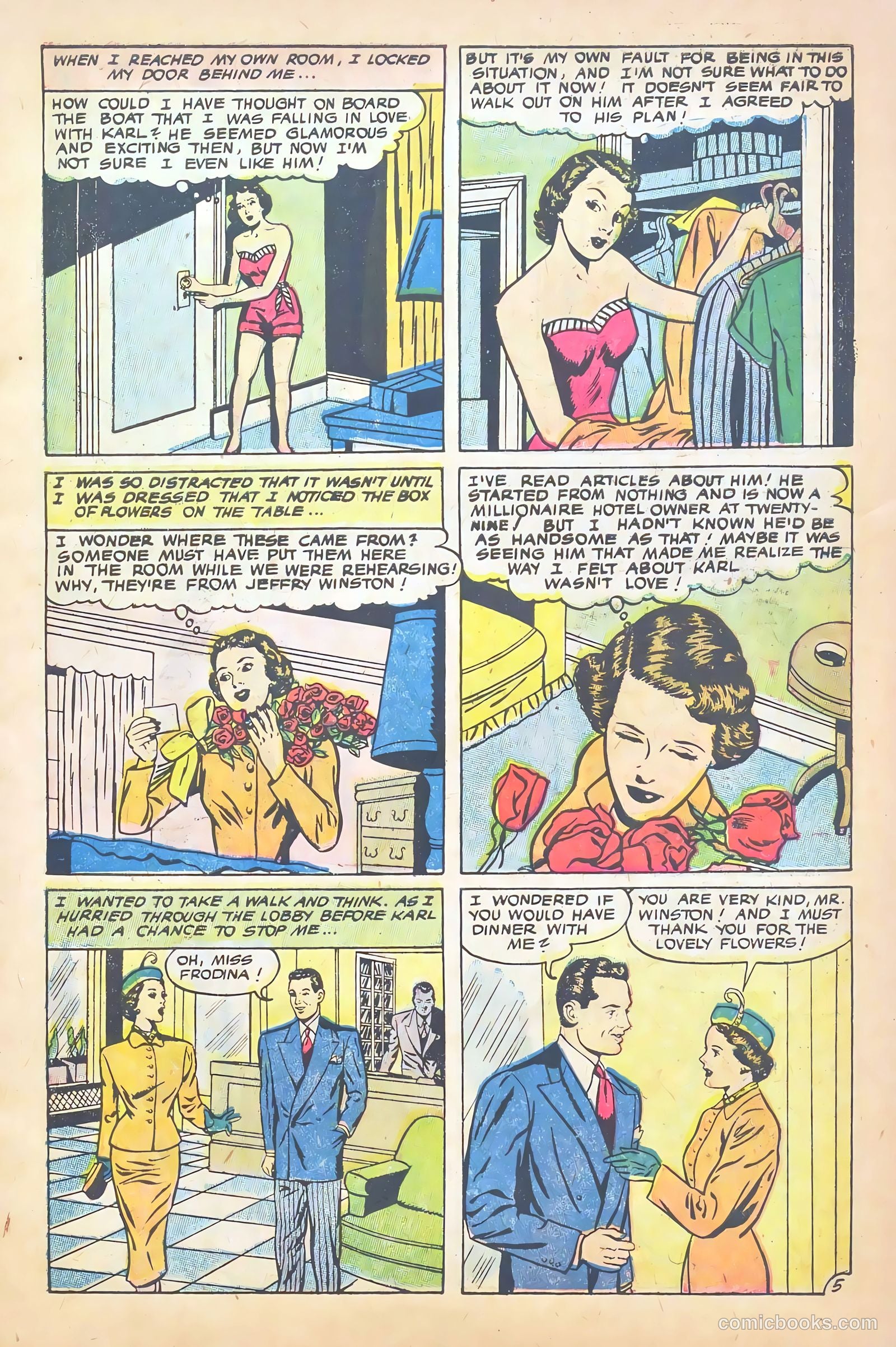 Love at First Sight #38 (1955) — page 7 of 36
