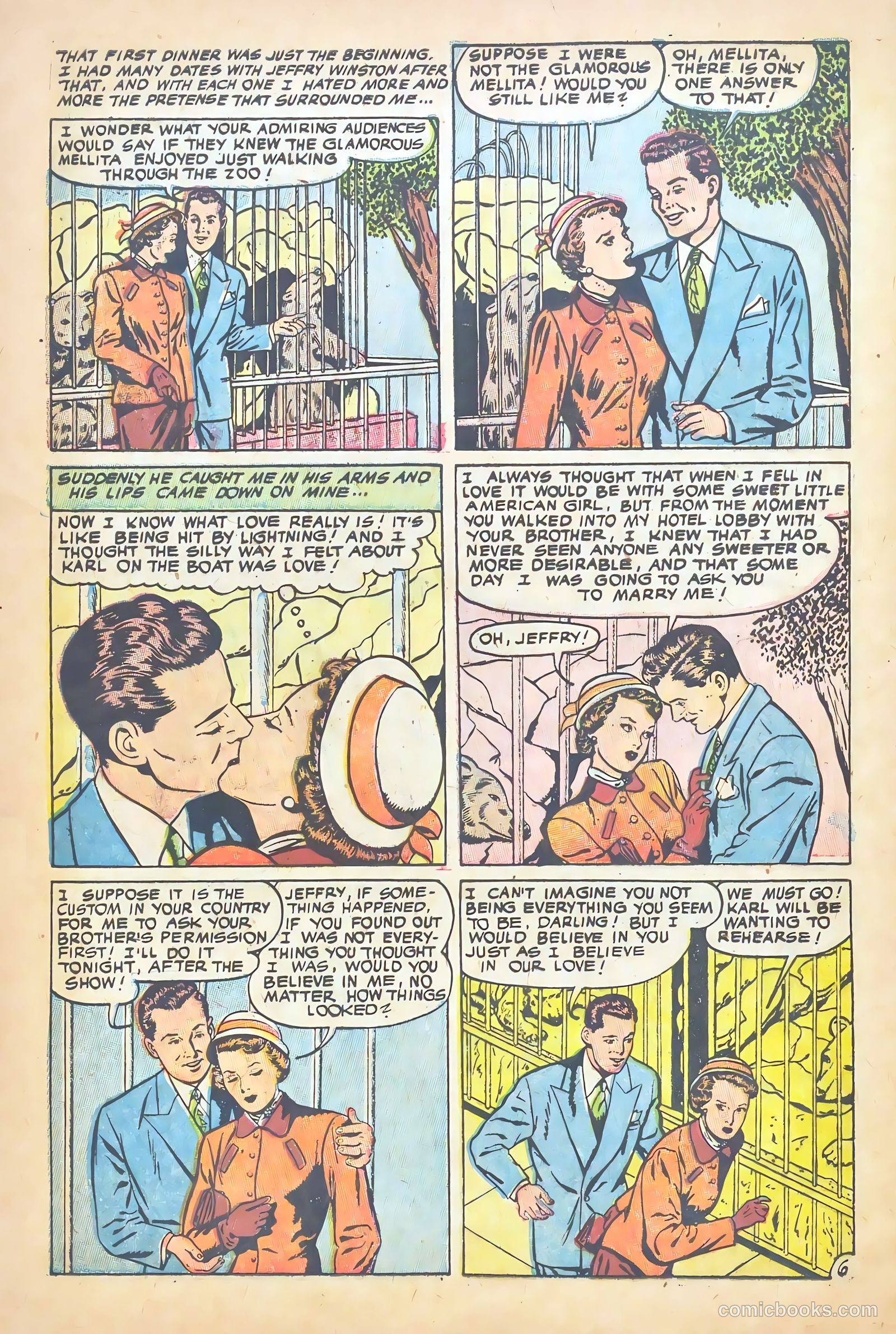 Love at First Sight #38 (1955) — page 8 of 36