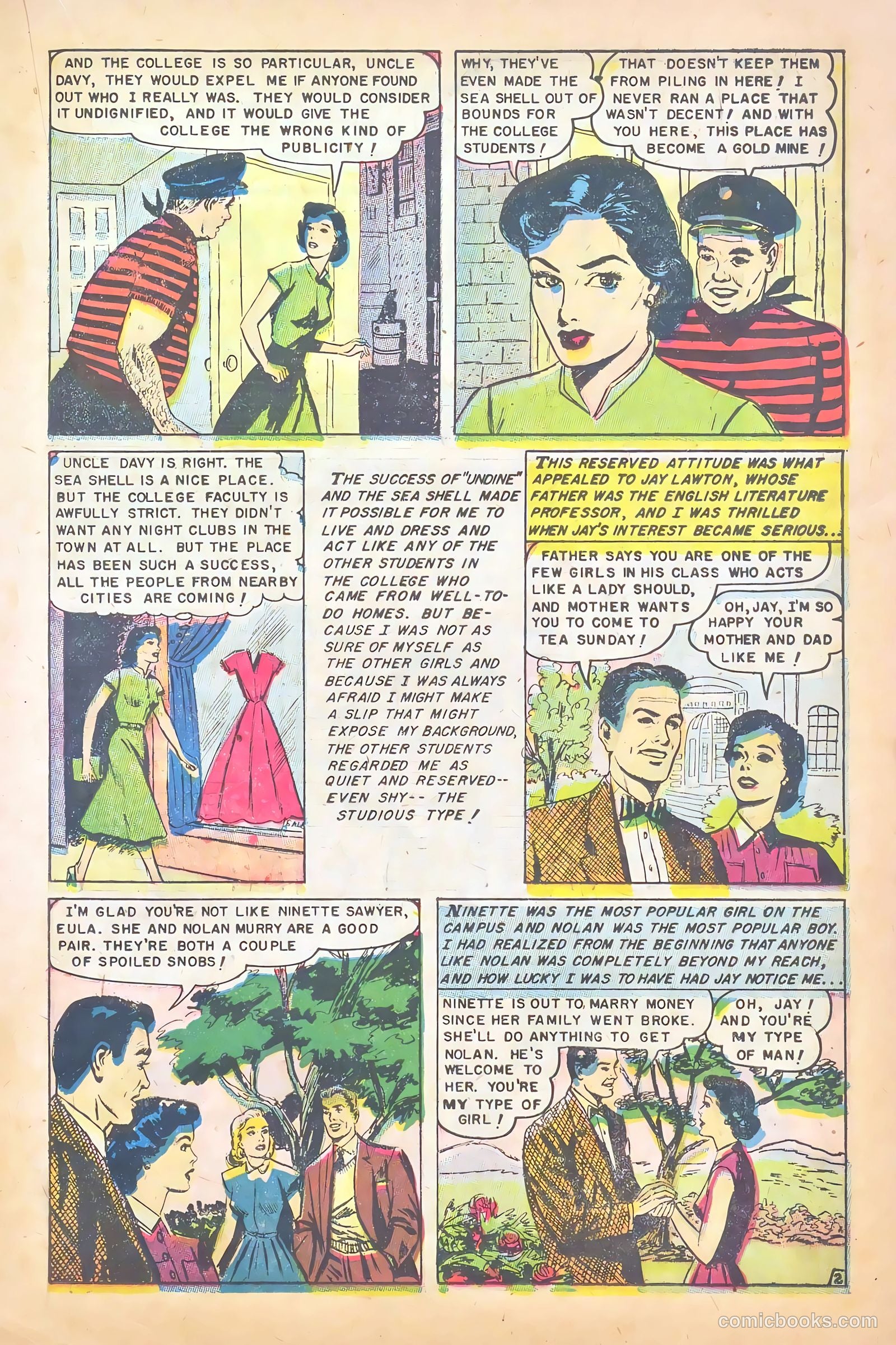 Love at First Sight #38 (1955) — page 19 of 36