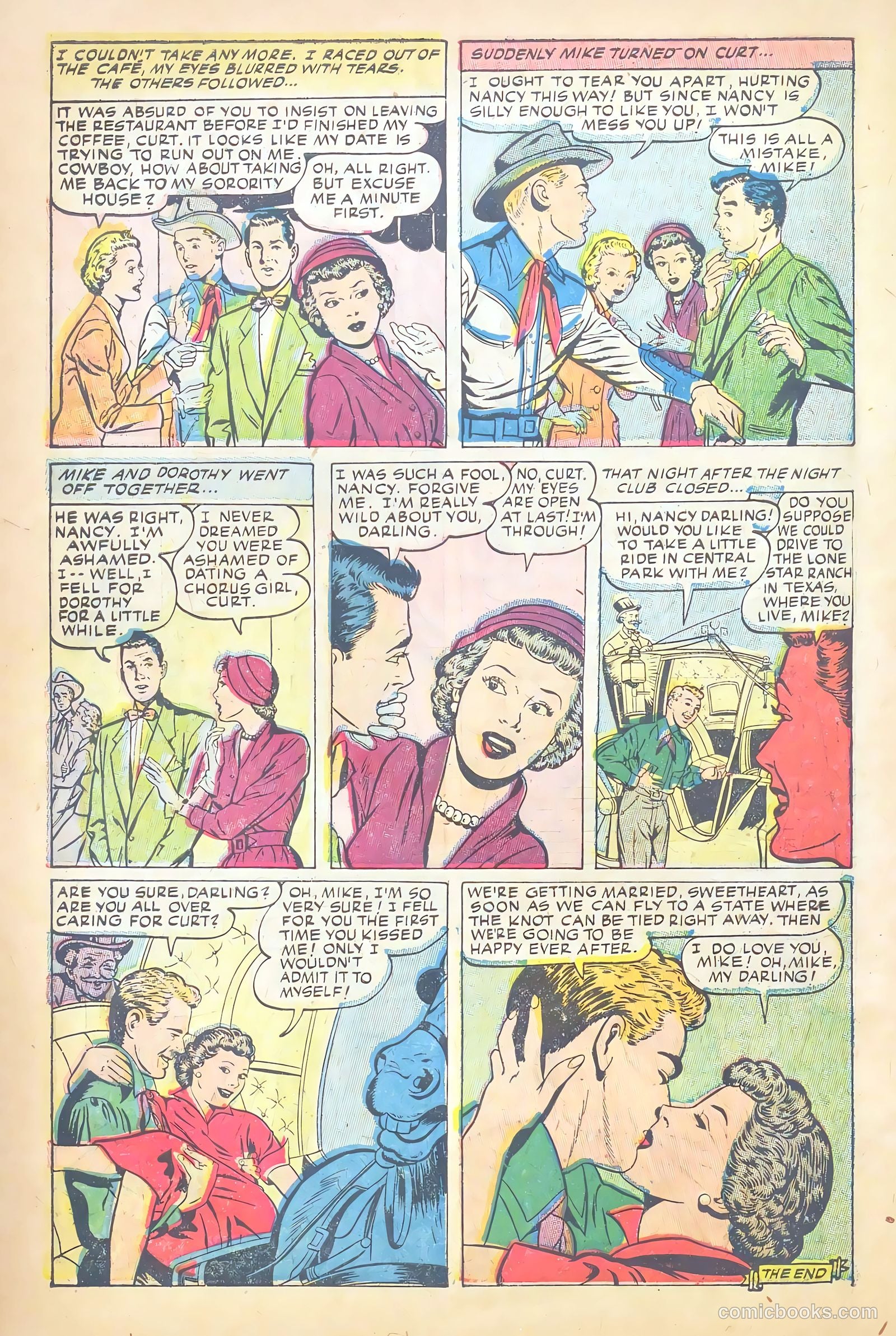 Love at First Sight #38 (1955) — page 34 of 36