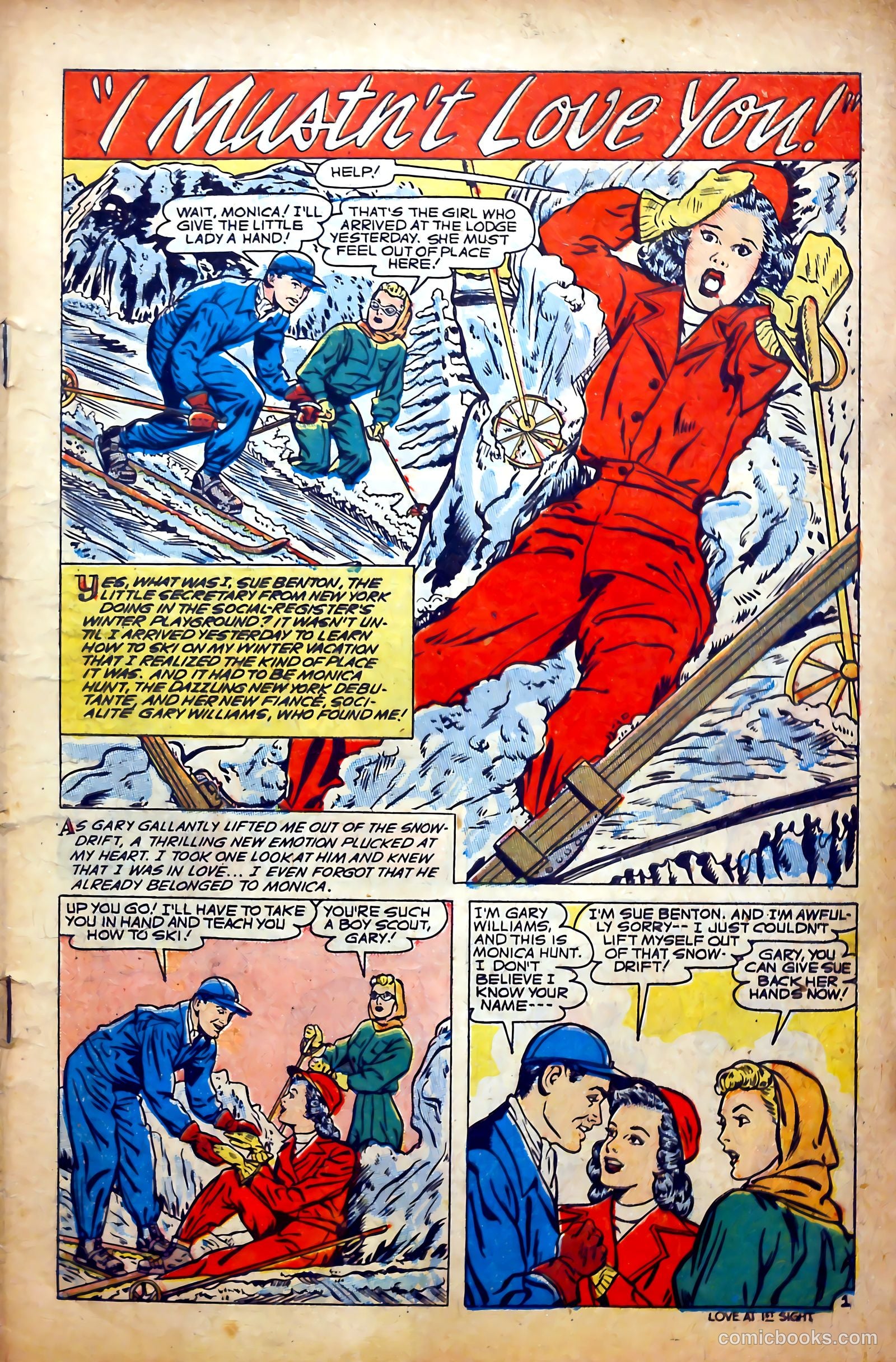 Love at First Sight #4 (1950) — page 3 of 36