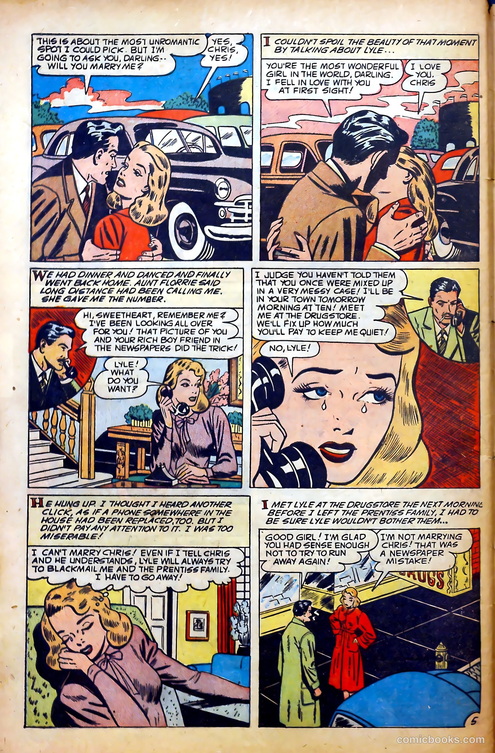 Love at First Sight #4 (1950) — page 32 of 36