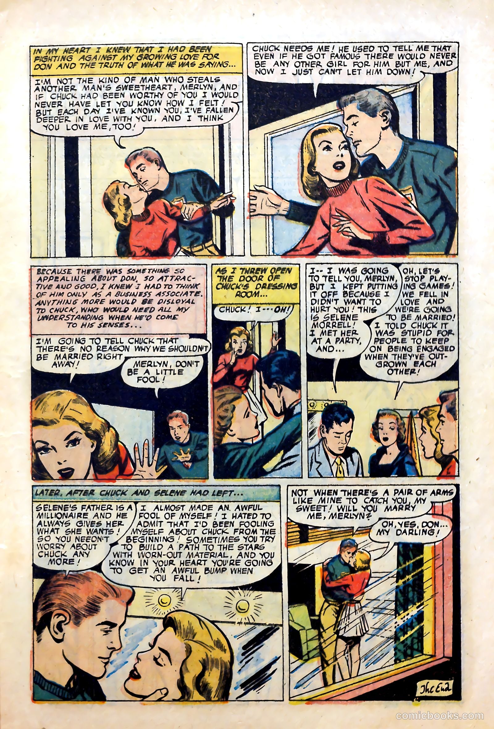 Love at First Sight #40 (1956) — page 9 of 36