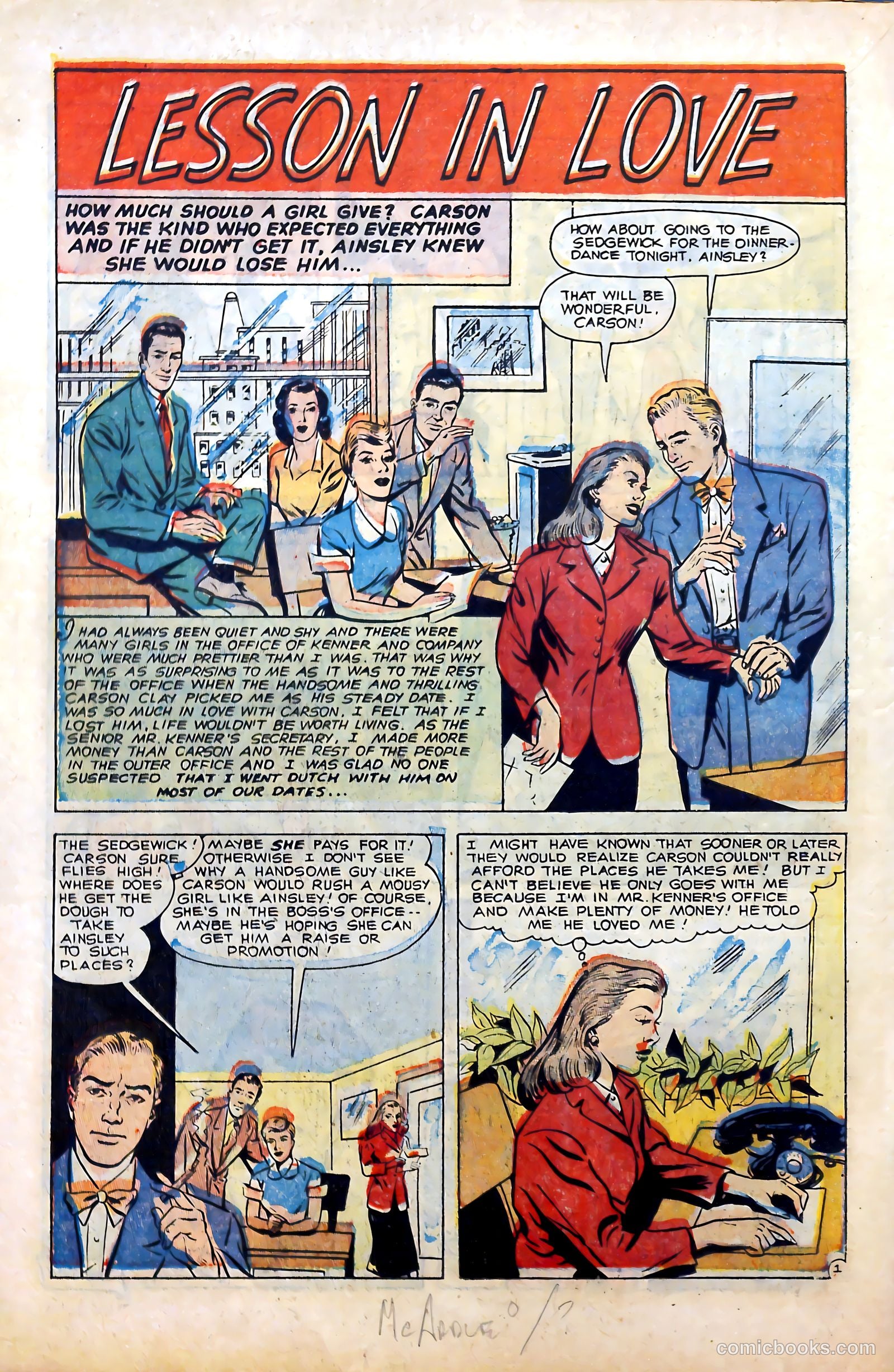 Love at First Sight #40 (1956) — page 18 of 36