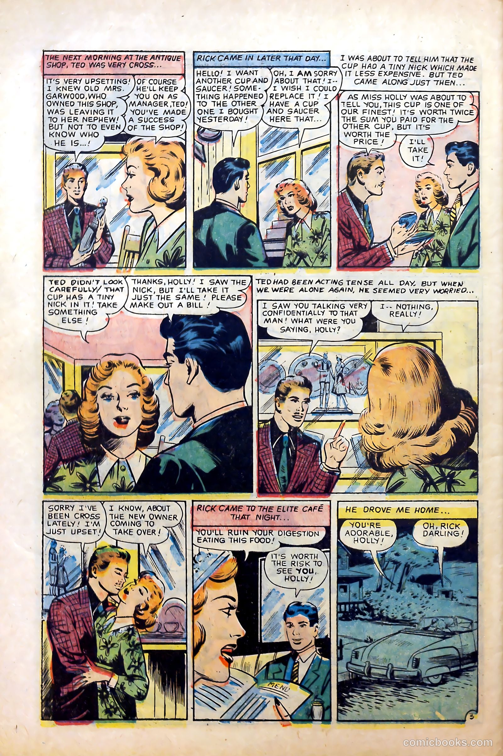Love at First Sight #40 (1956) — page 30 of 36