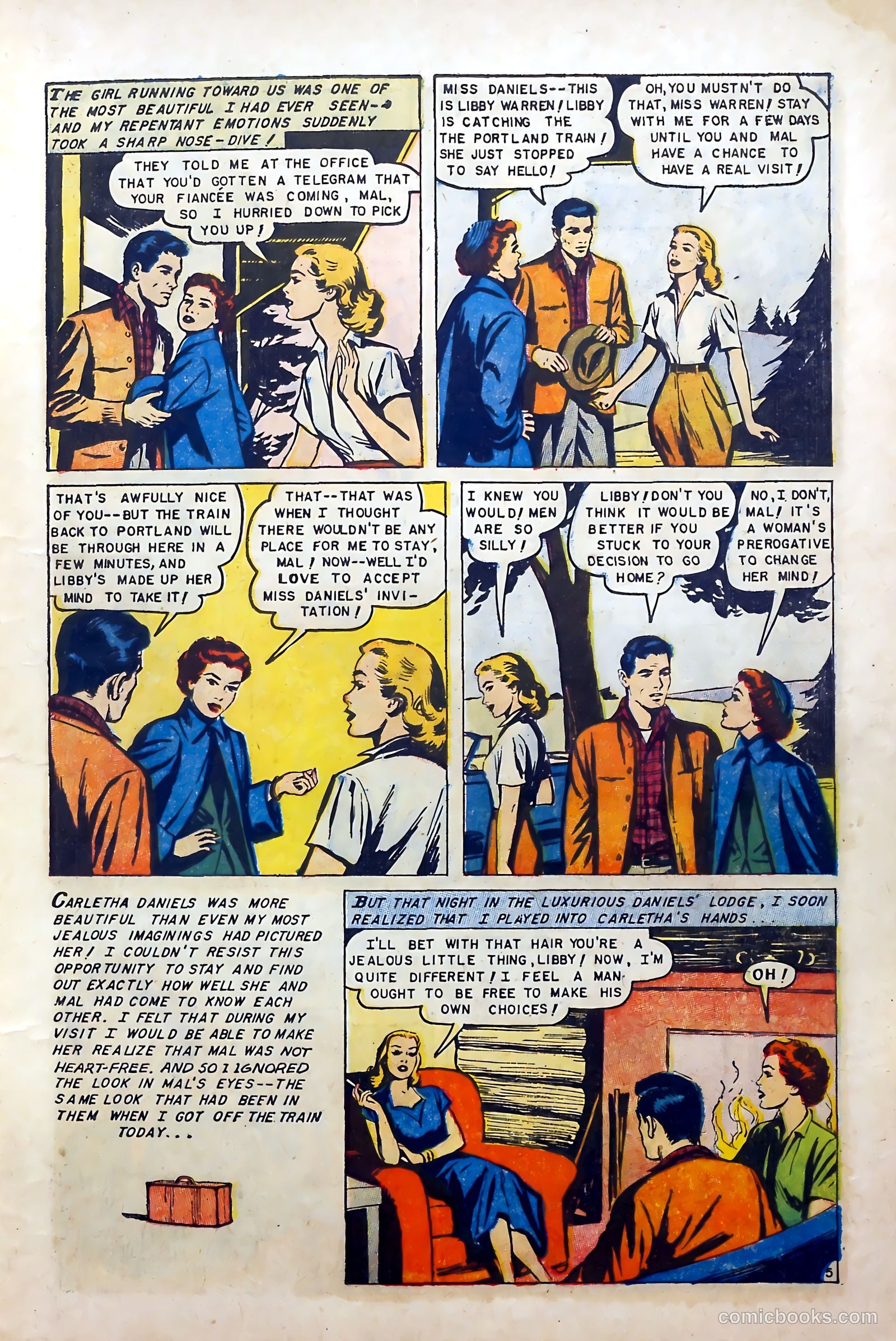 Love at First Sight #41 (1956) — page 7 of 36