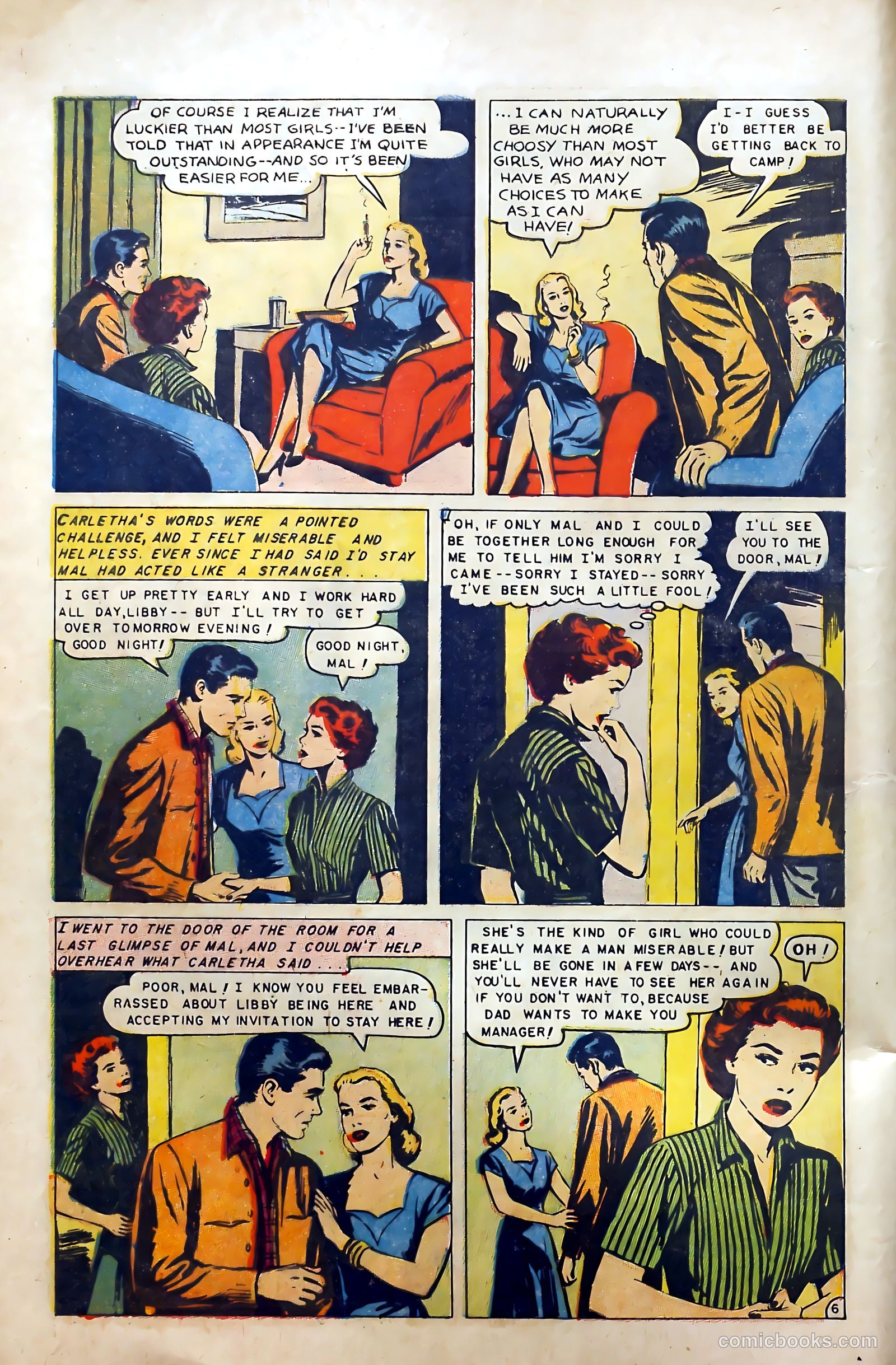 Love at First Sight #41 (1956) — page 8 of 36