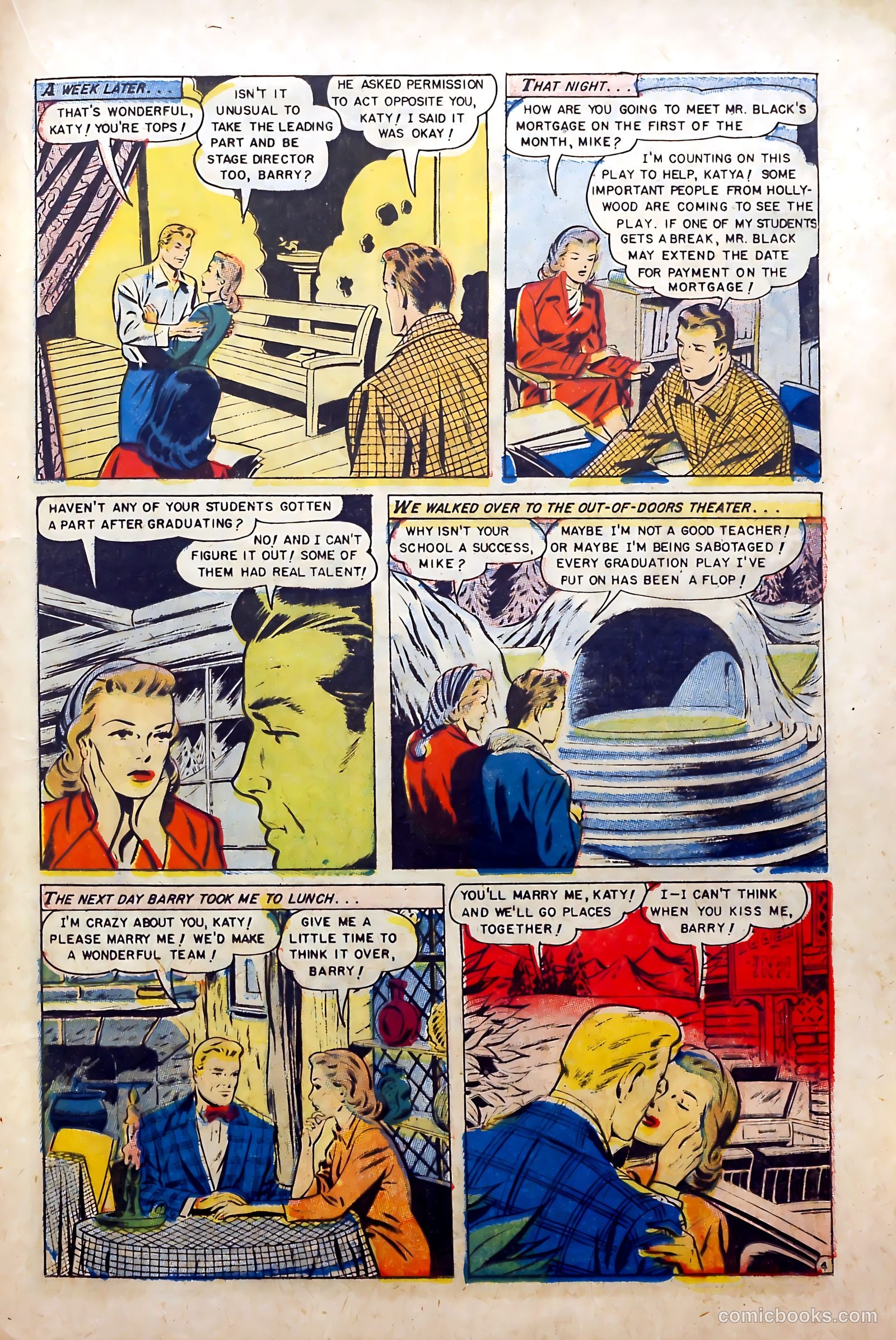Love at First Sight #41 (1956) — page 21 of 36