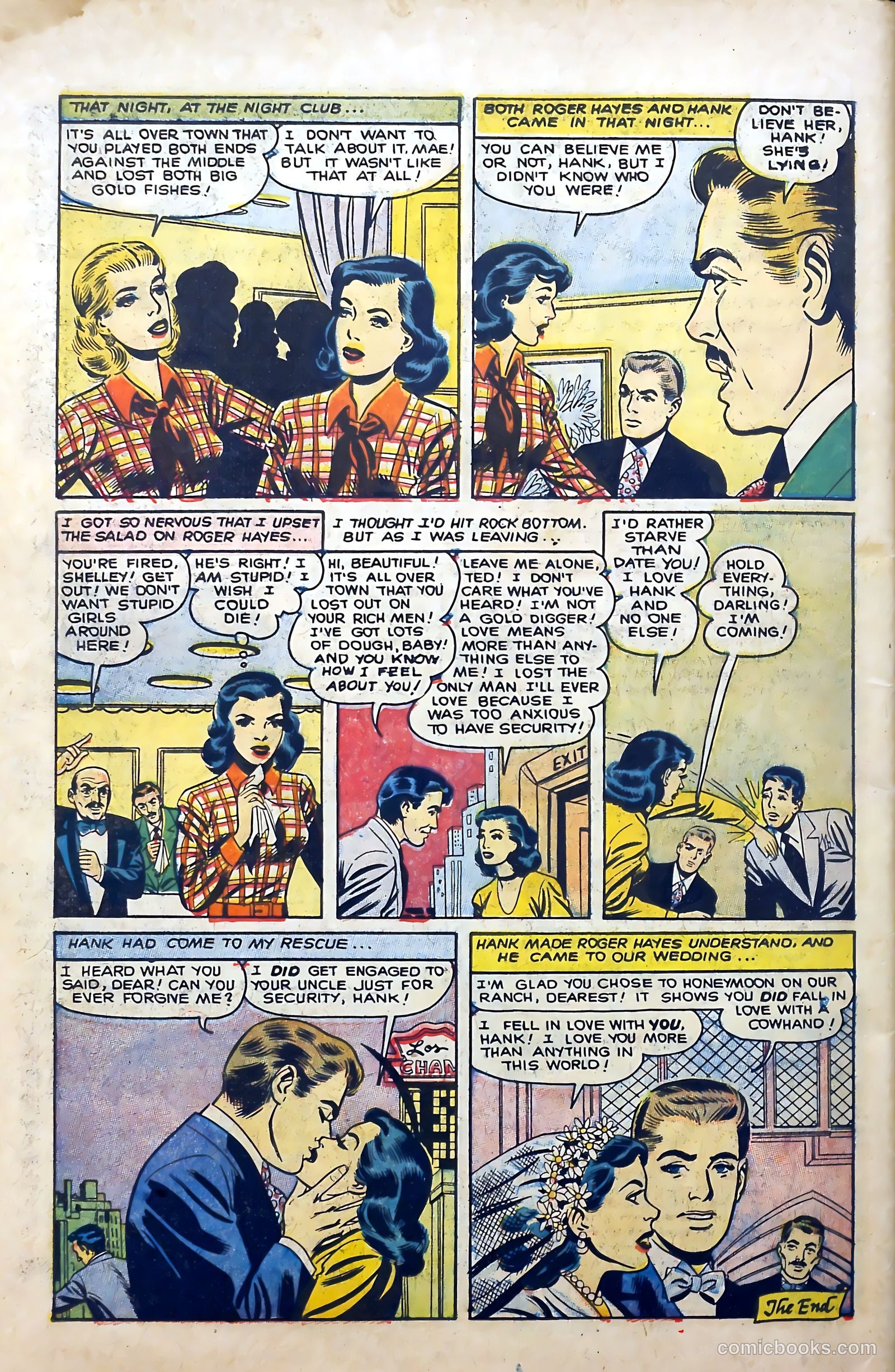 Love at First Sight #41 (1956) — page 34 of 36